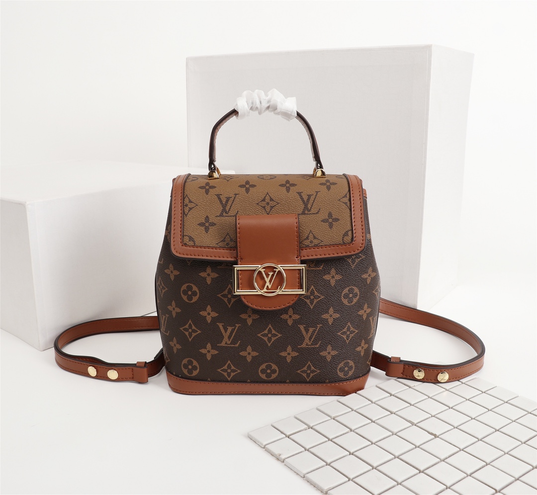 LV bag M43599/44391/43560 LV Lockme 22 x 28 x 13 cm ( x ) - - - - - - - — 1:1 Replica For Sale