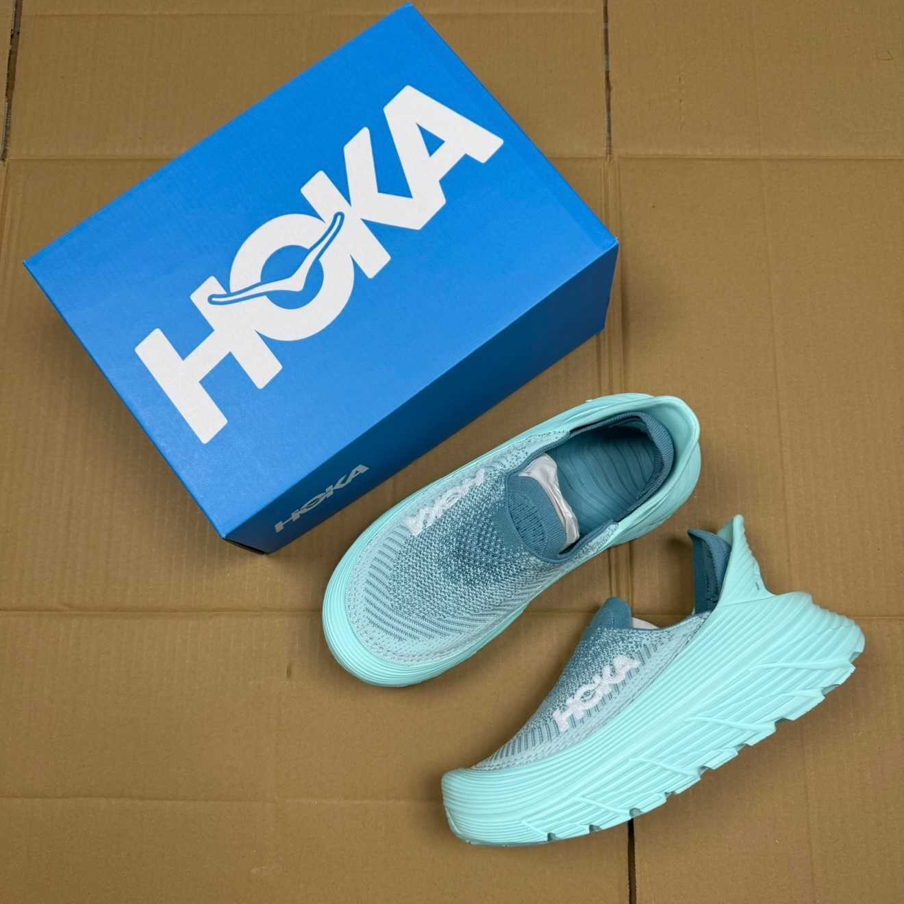 HOKA Restore TC Mint Teal White Sneaker Casual Sneakers BS-86928
