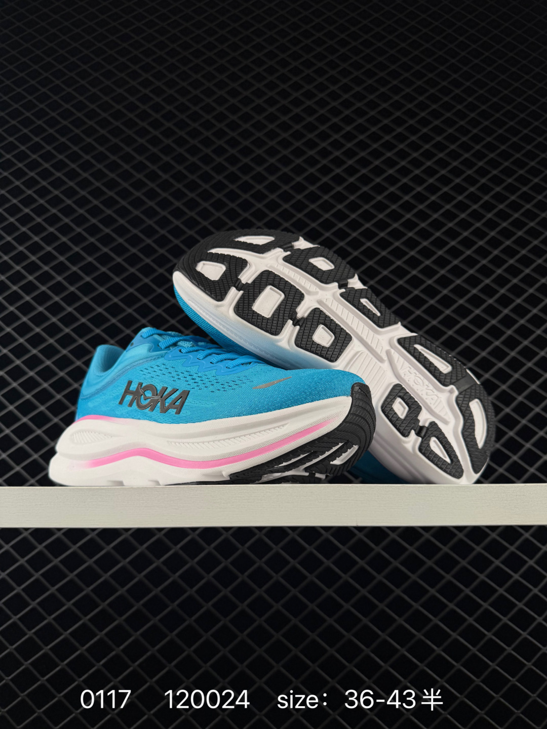 HOKA ONE ONE Bondi 9 Blue White Pink Black EU 36-43 Running Shoe Running Sneakers - Unisex BS-86318