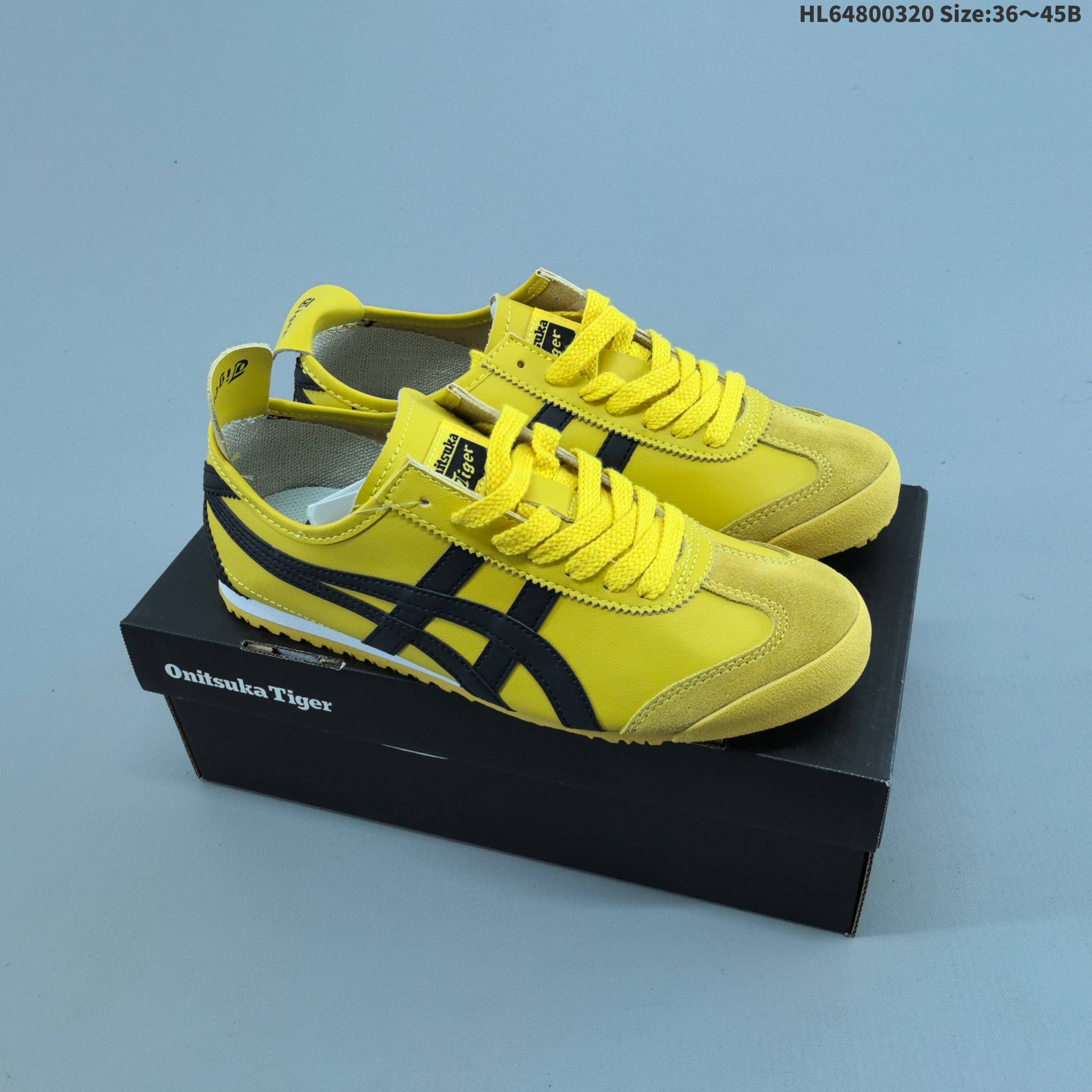 Onitsuka Tiger Mexico 66 Yellow Black Or White Navy EU 36-45 Sneaker Casual Sneakers - Unisex BS-68985