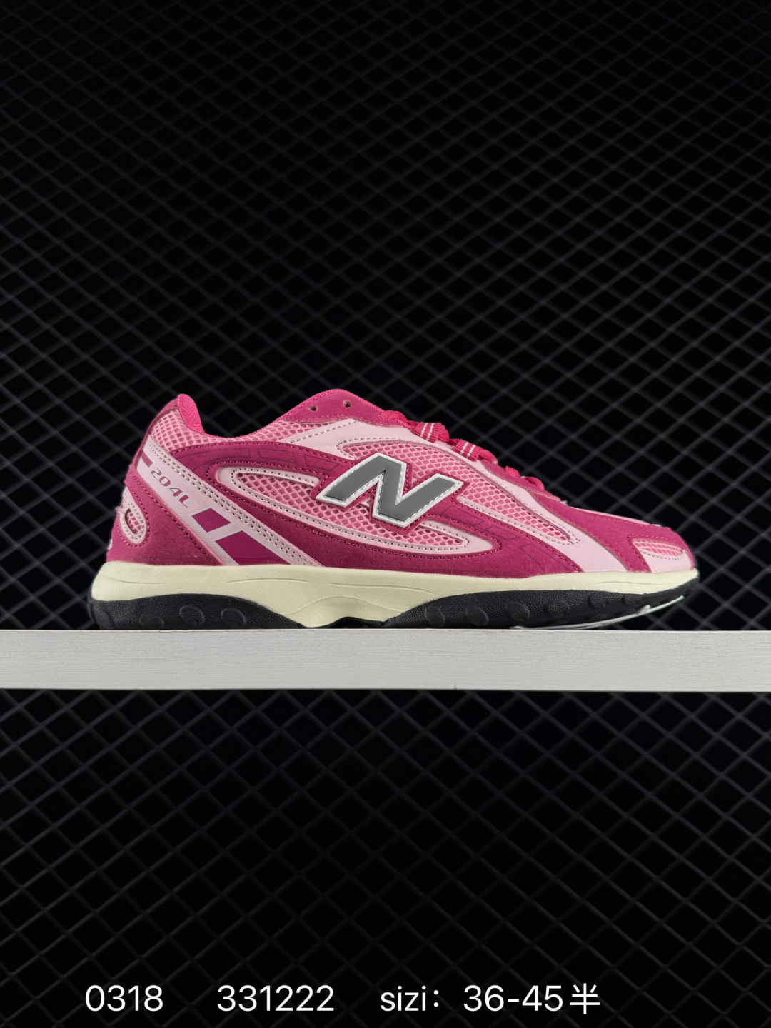 New Balance 204L Pink Dark Pink Cream Black Gray EU 36-45 Sneaker Unisex BS-82300