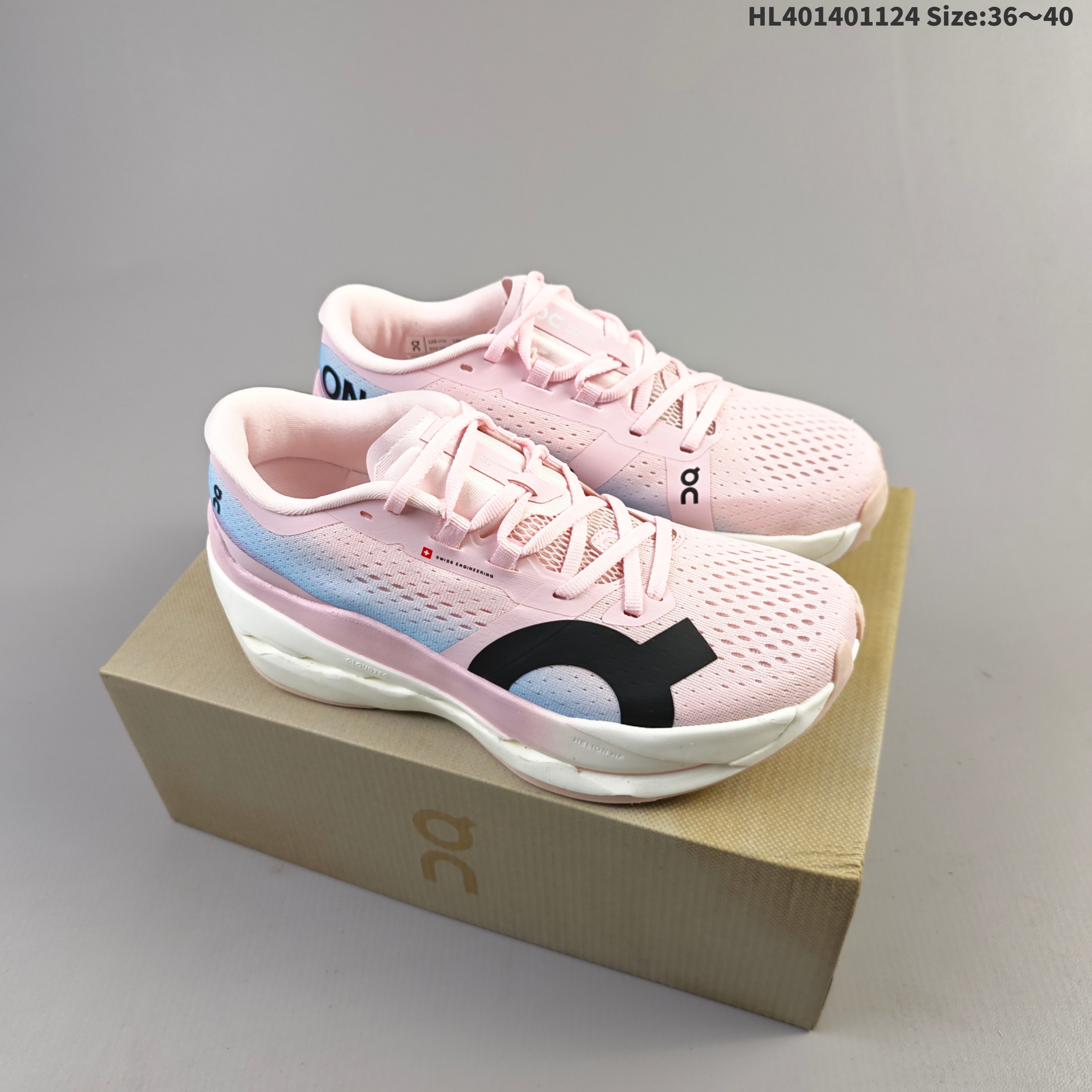 On Running Cloudboom Max 3 MF30314651 Pink Blue White Black Yellow EU 36-40 Running Shoe Running Sneakers - Unisex BS-69778
