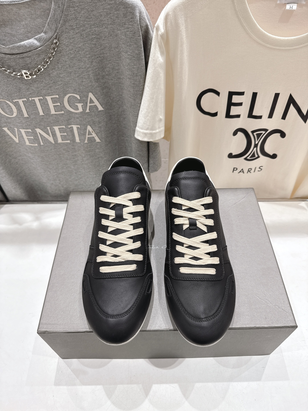 Rick Owens Shoes High version shipped from the factory, male size +10 — 1:1 Replica