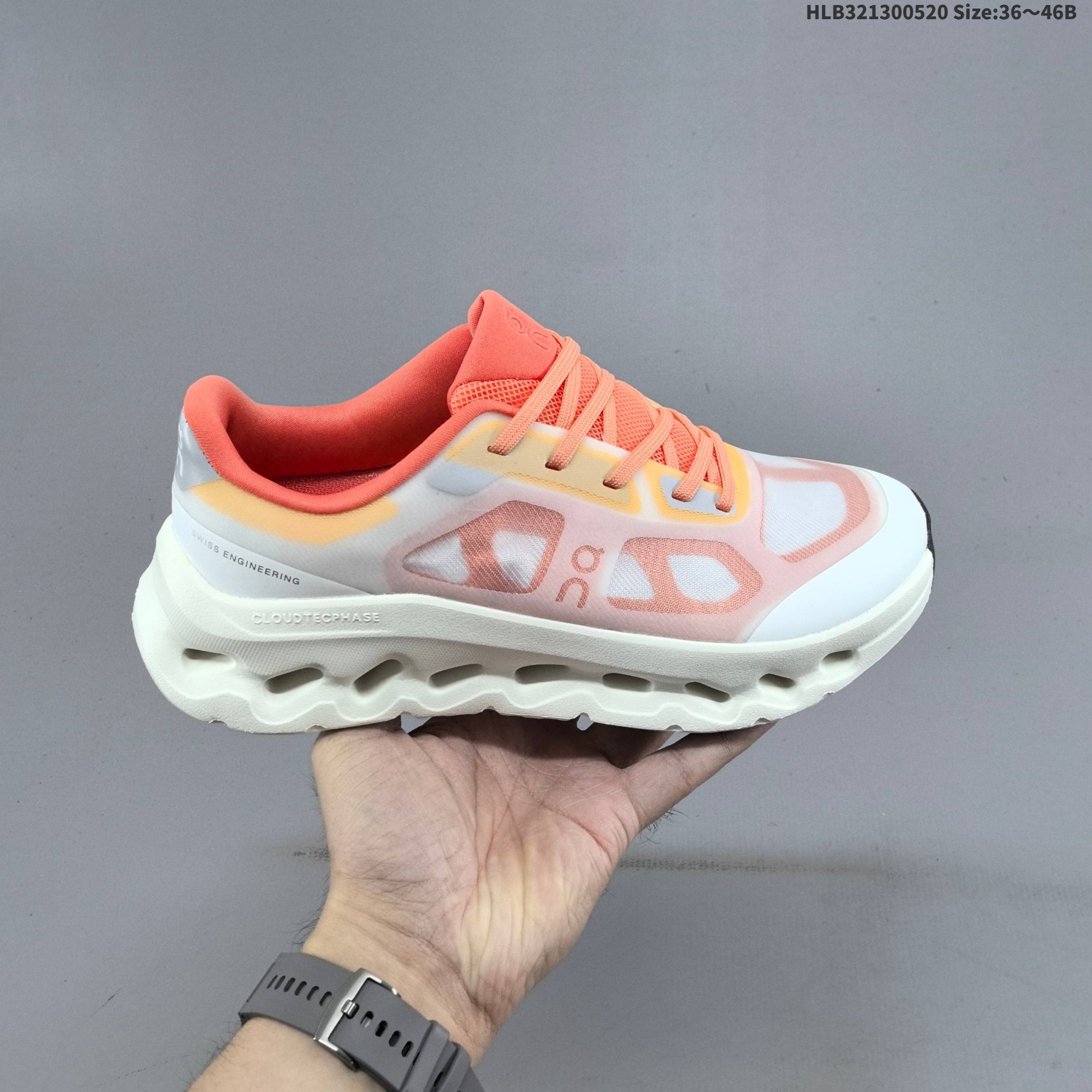 On Running Cloudtilt Remix Eva White Coral Orange Cream EU 36-46 Running Shoe Running Sneakers Unisex BS-69540