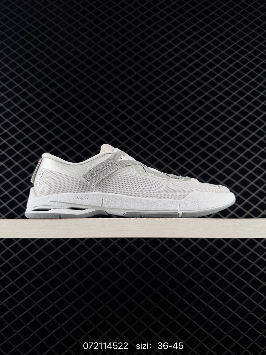 On Cloudnova White Grey Burgundy EU 36-45 Running Shoe Running Sneakers - Unisex BS-85007