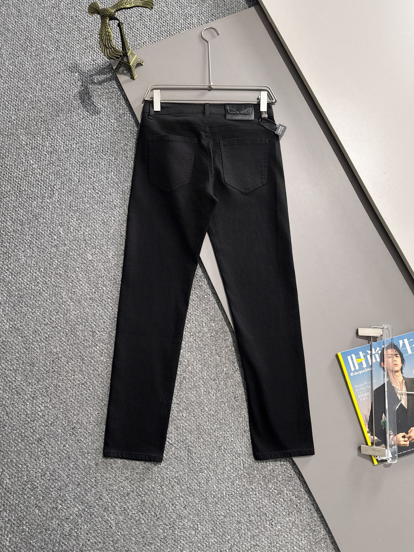 Denim tears Clothes Fendi's new 2026 four-season hot brick pocket slim-fit jeans trousers, imported — AAA Quality Replica