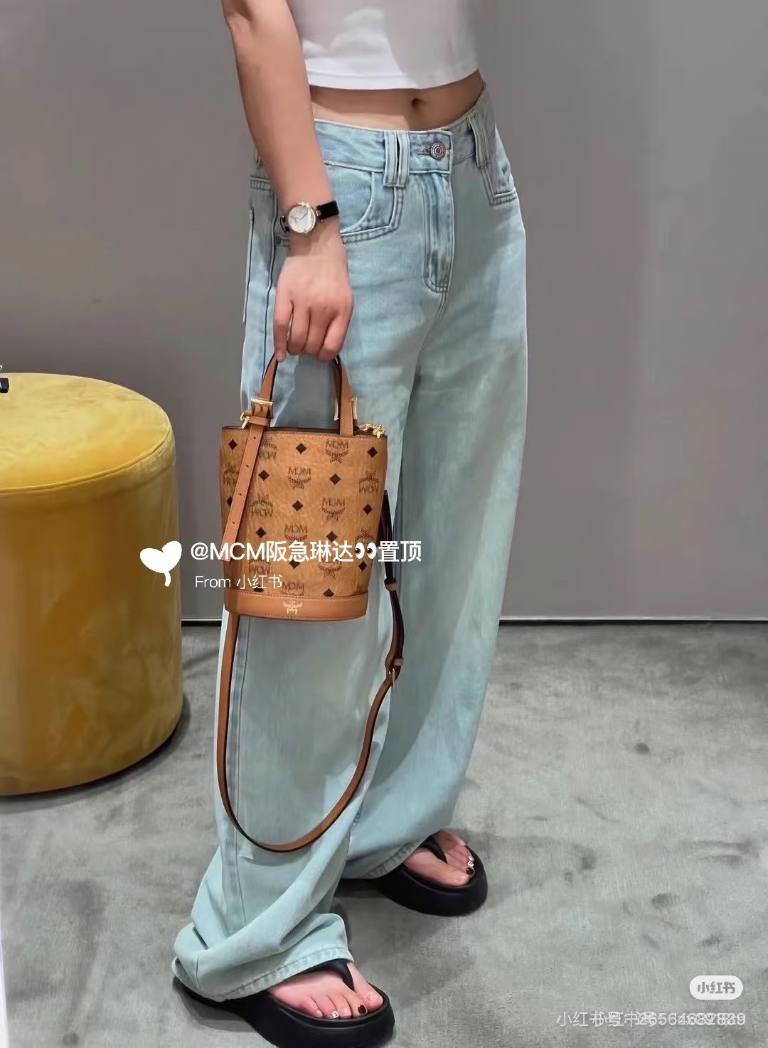 MCM bag MCM's New bucket looks good no matter how you carry it — 1:1 Replica