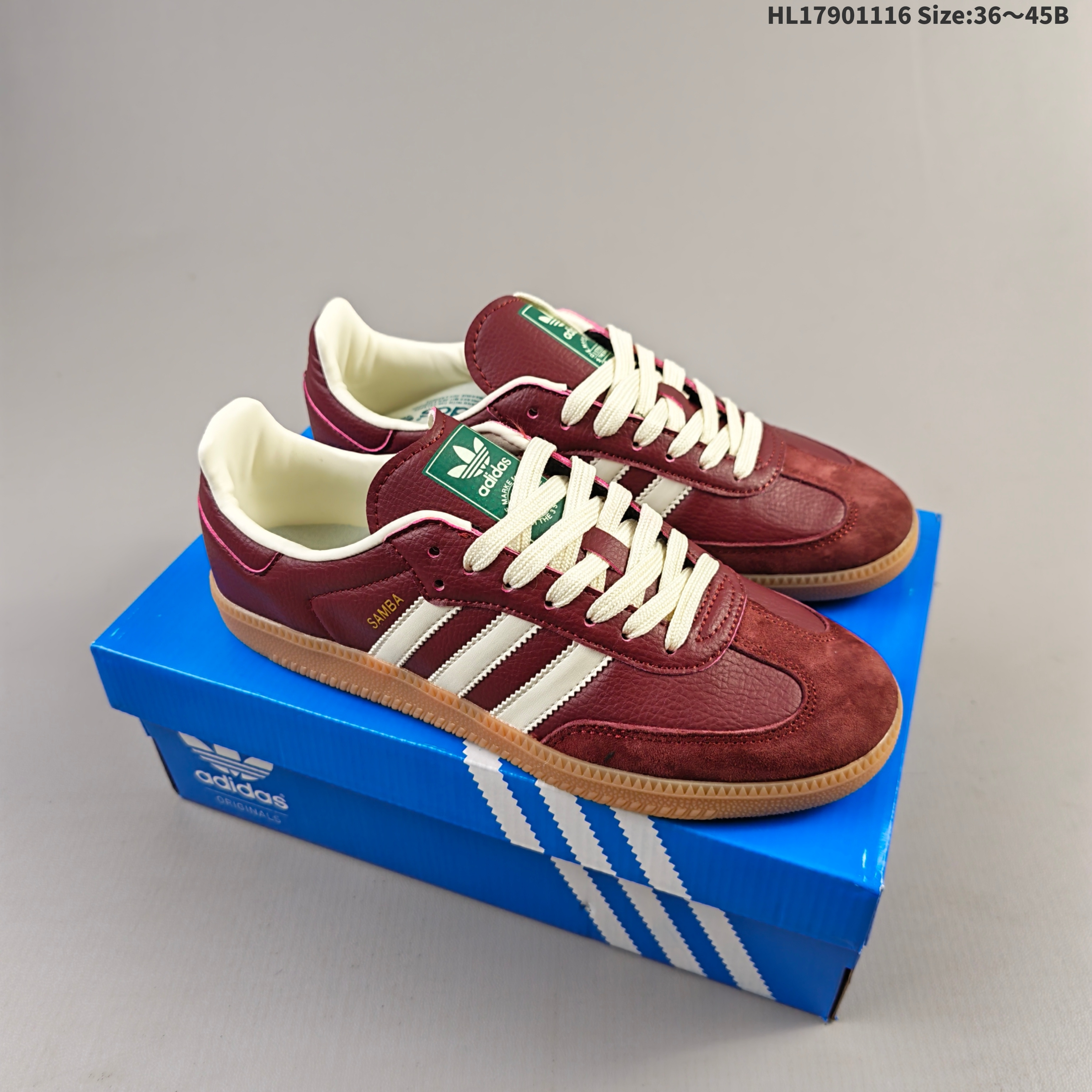 Adidas Originals Samba:JR0892:36 — AAA Quality Replica