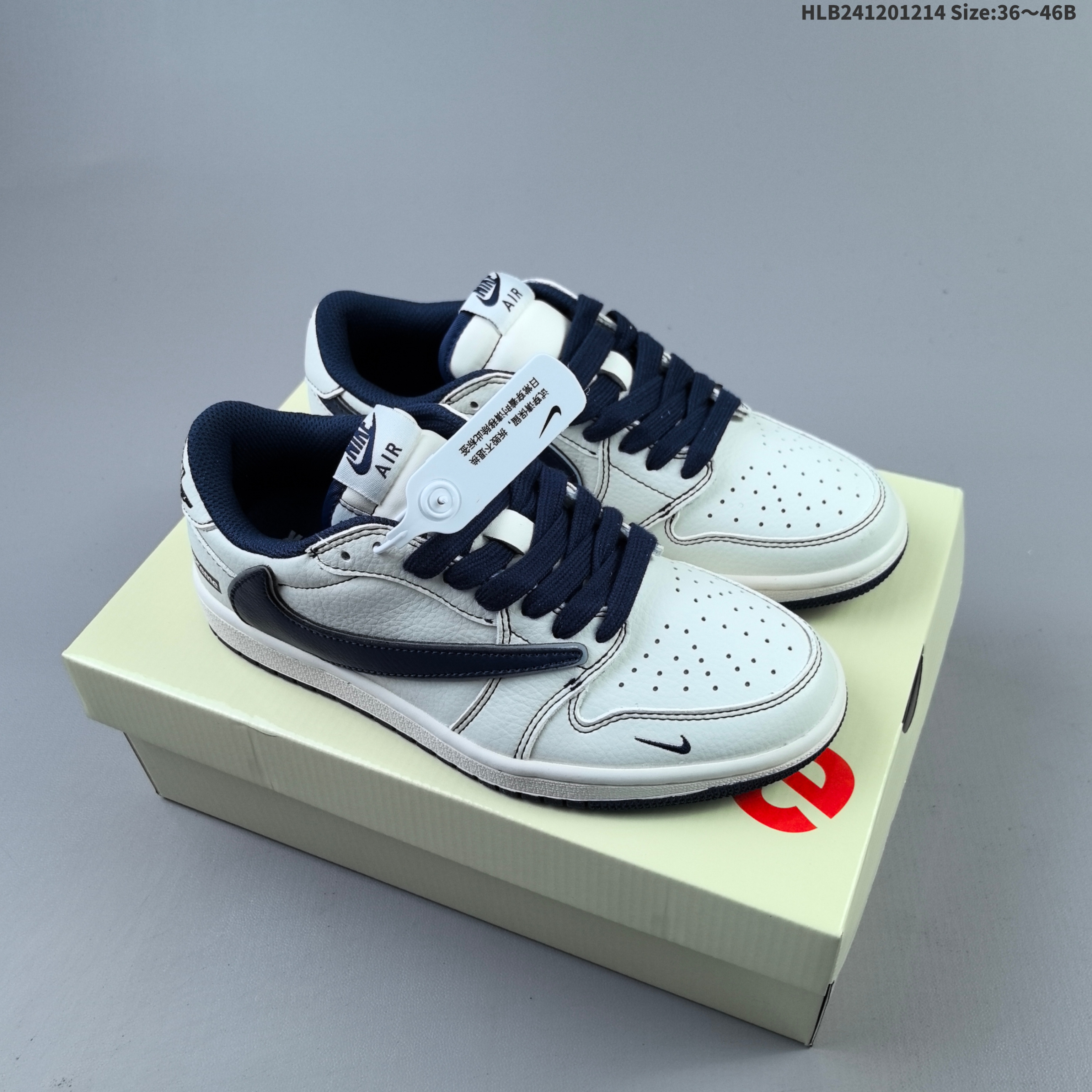 Nike Air Jordan 1 x Travis Scott AIR JORDAN ‘DIY’:DS2088-007:36.5 — 1:1 Replica
