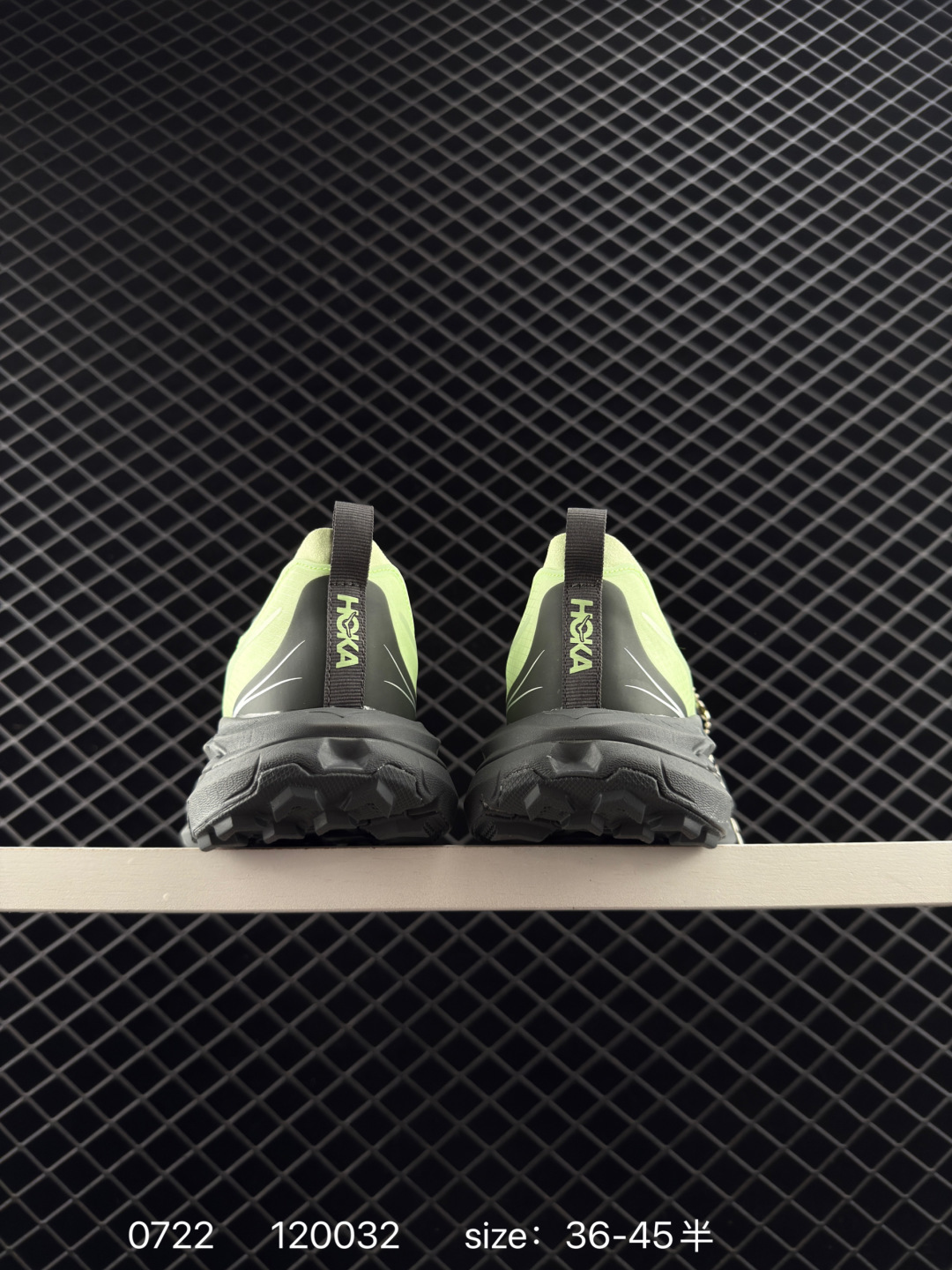 HOKA ONE ONE Mafate Speed 4 Neon Green Dark Grey White EU 36-45 Trail Shoe Trail Running Sneakers - Unisex BS-86542