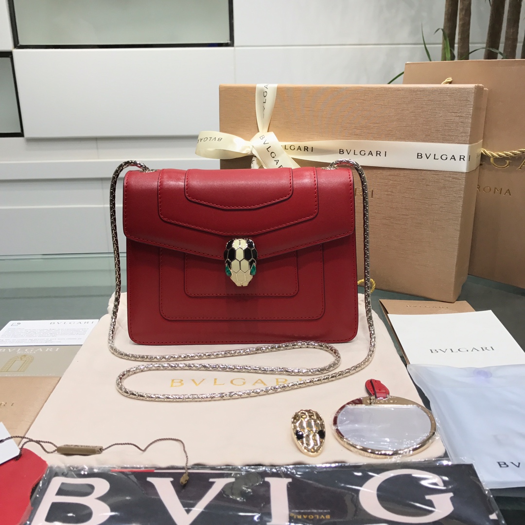 BVLGARI bag BVLGA** 20cm Fully Upgraded BVLGA**Serpenti Series VIP size20*5*16 — AAA Quality Replica