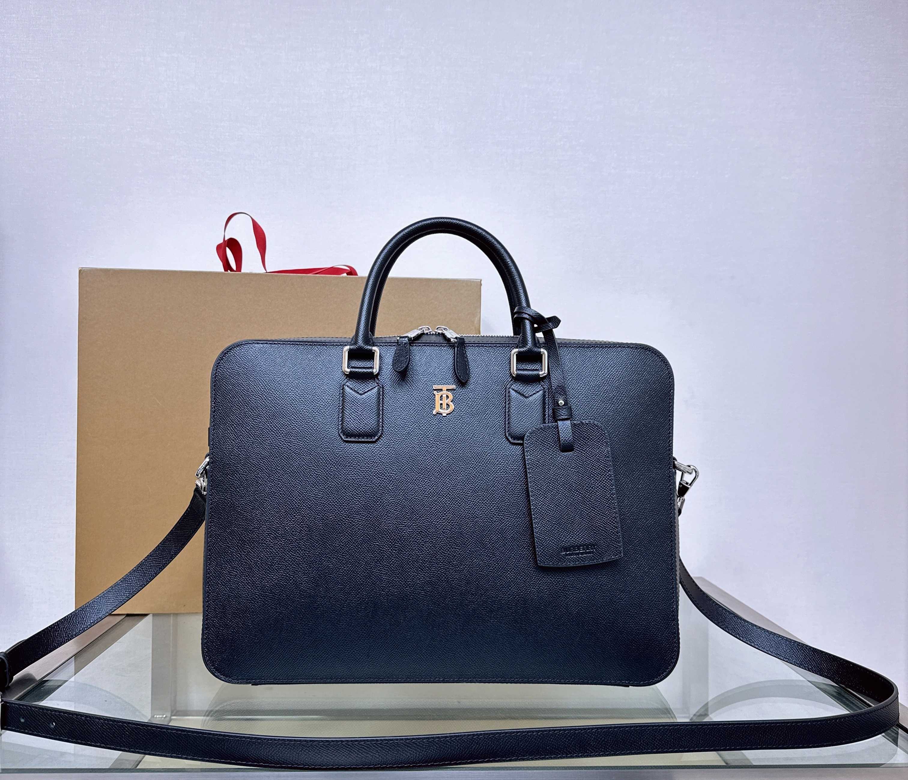 Briefcase B’s latest stand-up briefcase is made in Italy from grained calfskin fabric. The slim — Premium Replica
