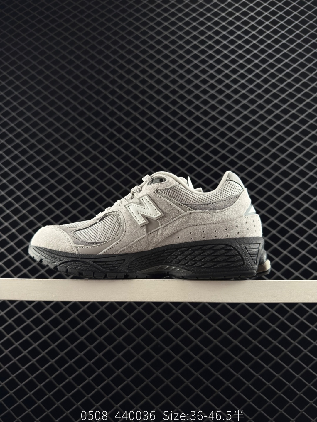 New Balance 2002R Light Grey Black White EU 36-46 5 Sneaker Unisex BS-83501