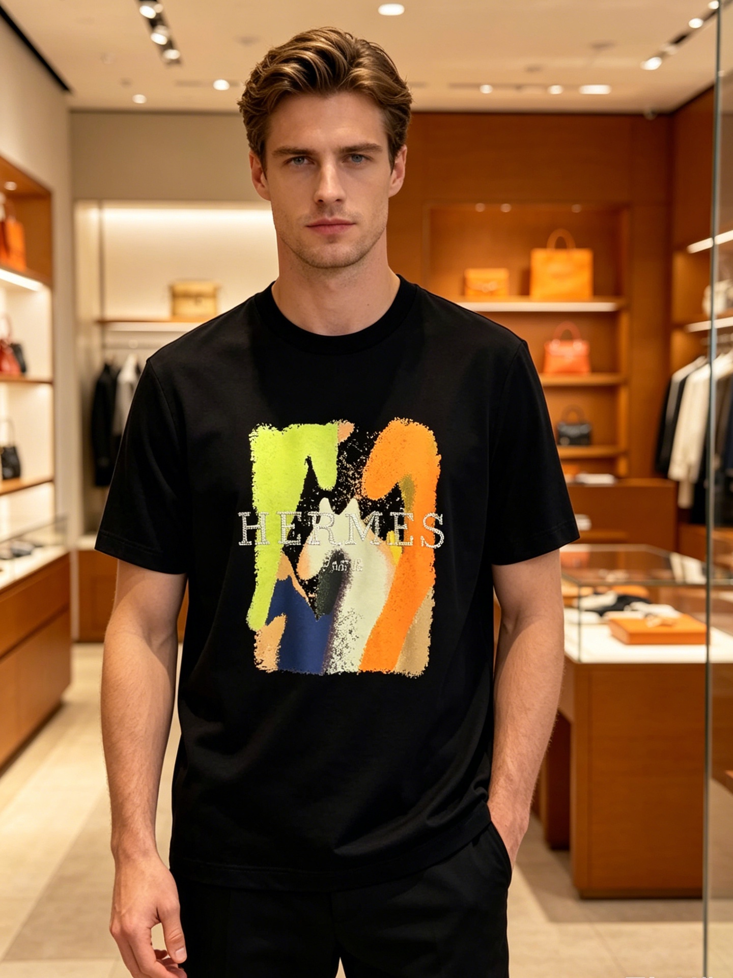Hermes Men HERMES Hermes26s New T. 190g. M-3 XL S 4 XL 175/145 XL — AAA Quality Replica