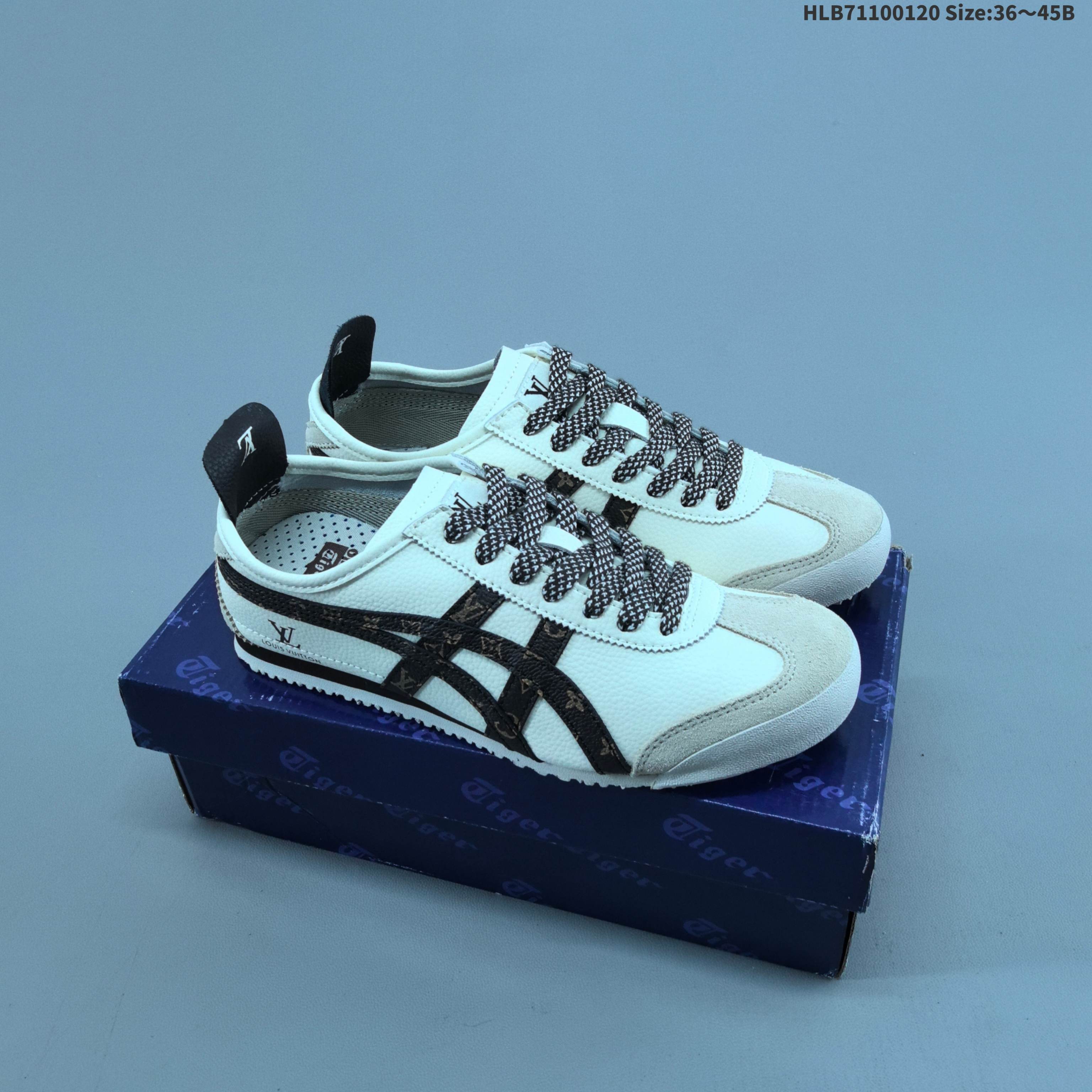 Onitsuka Tiger MEXICO 66 Cream White Black Beige EU 36-45 Sneaker Casual Sneakers Unisex BS-69056
