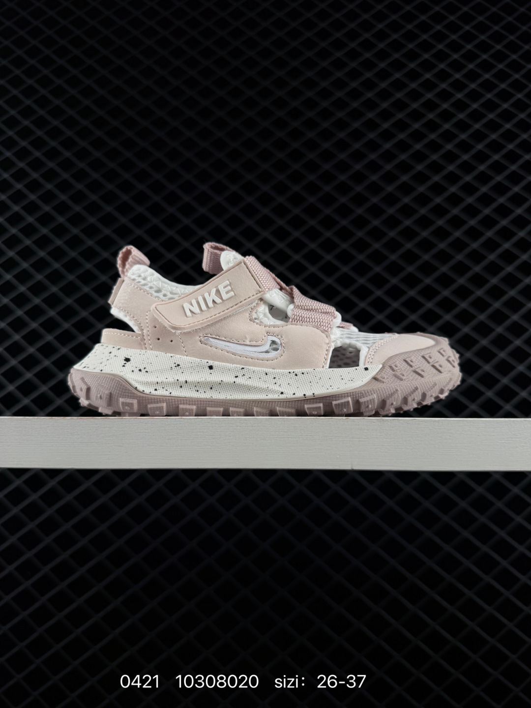 Other Nike macaron children's shoes with deconstructed splicing Easter egg half toe and hook and — Premium Replica