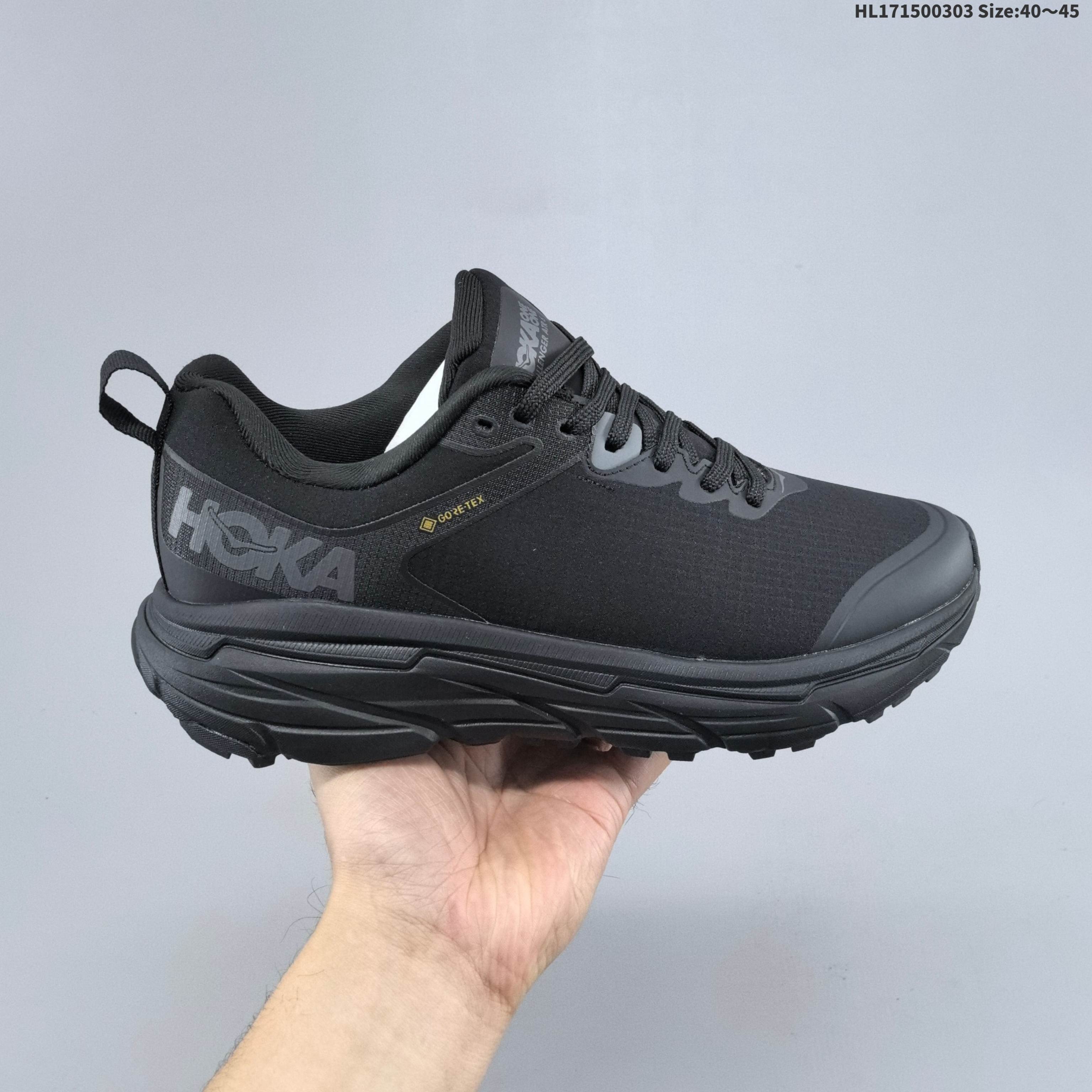 HOKA ONE ONE Challenger ATR 6 GTX Black Dark Grey EU 40-45 Trail Shoe Trail Running Sneakers - Men s BS-69388