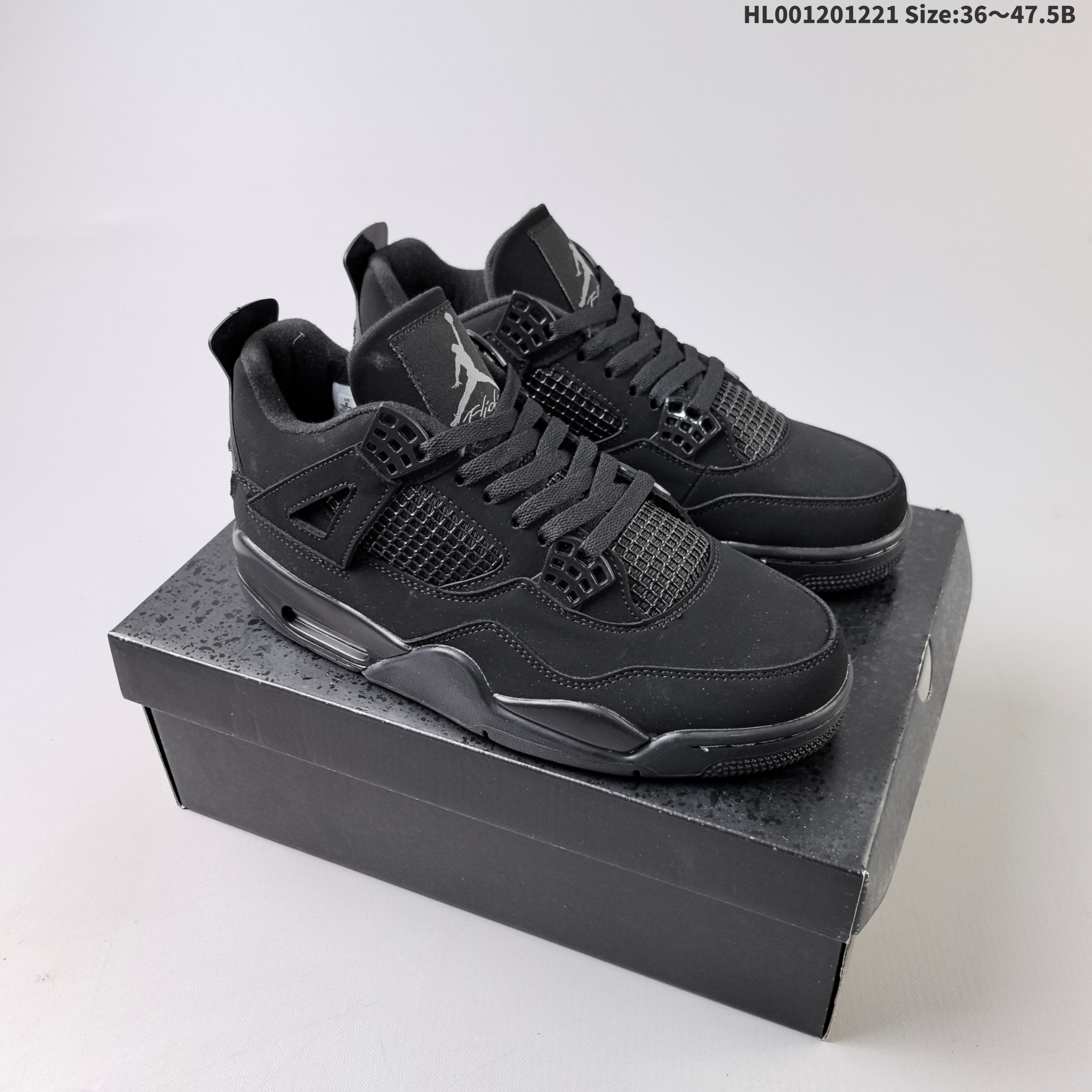 Air Jordan 4 Retro "Black Cat" replica AIR JORDAN 4 aj4 4 replica
