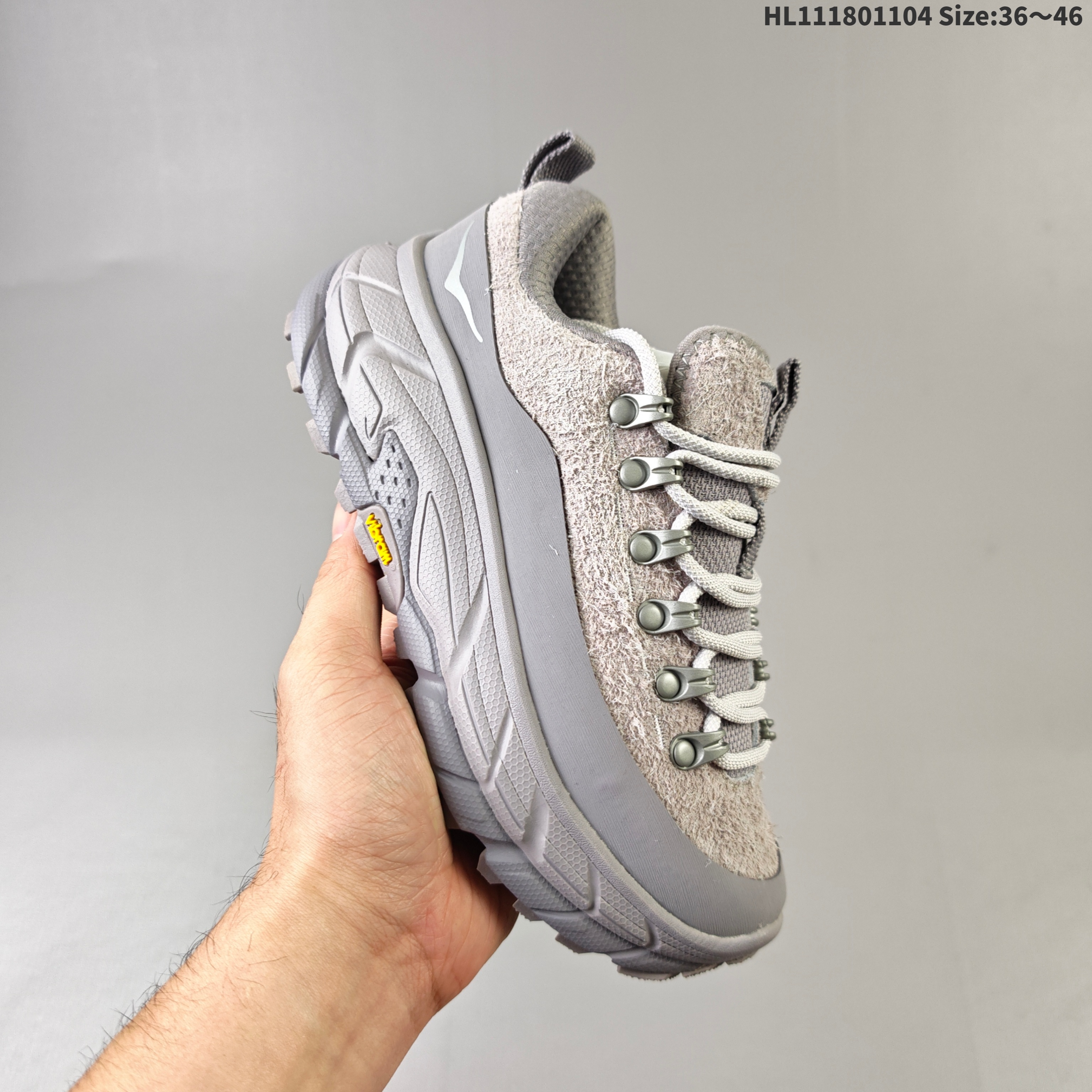 HOKA ONE ONE Tor Summit TP Light Grey Grey Silver EU 36-46 Trail Shoe Trail Running Sneakers - Unisex BS-69484