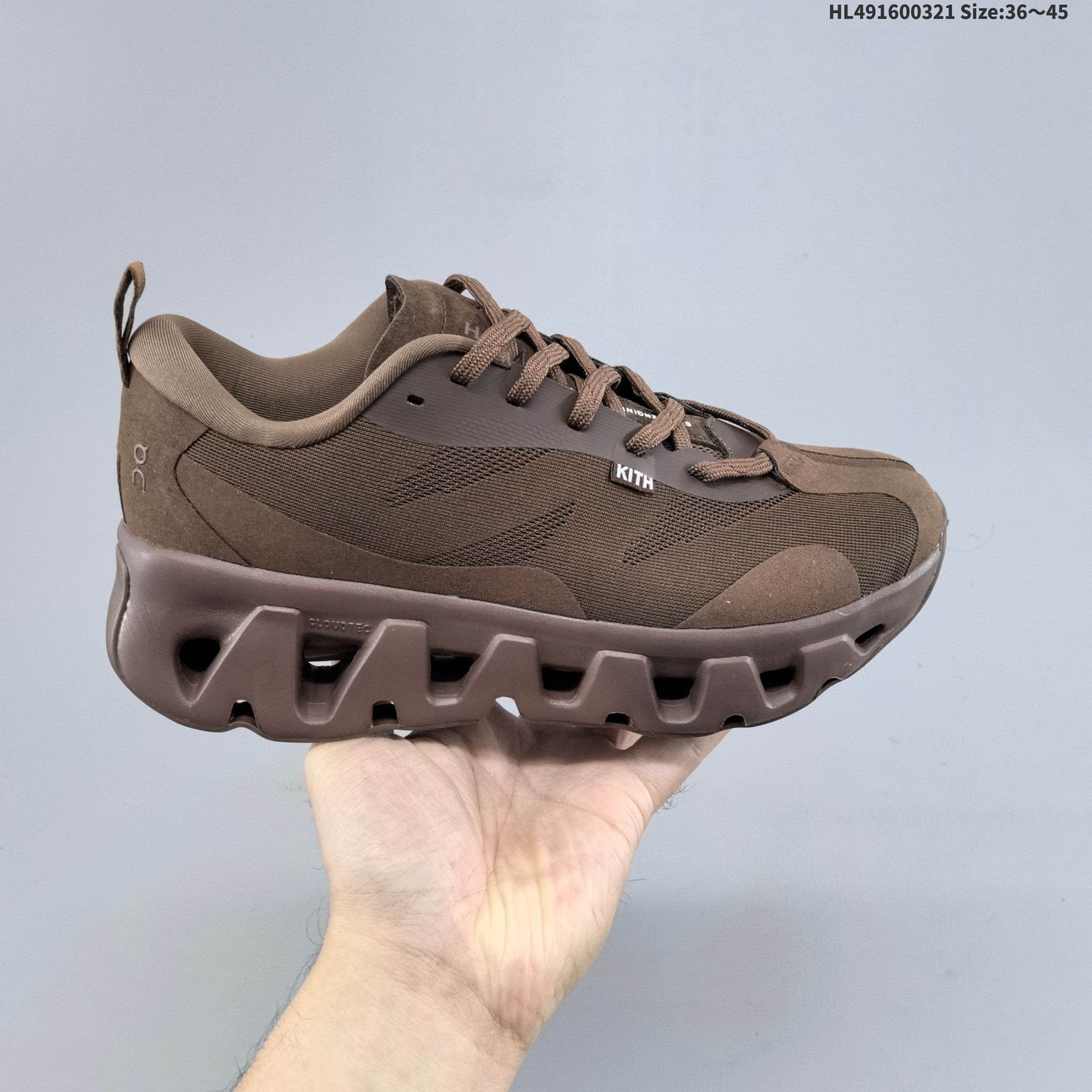 On Cloudswift K-Tech Kith Brown Grey EU 36-45 Running Shoe Running Sneakers - Unisex BS-69668