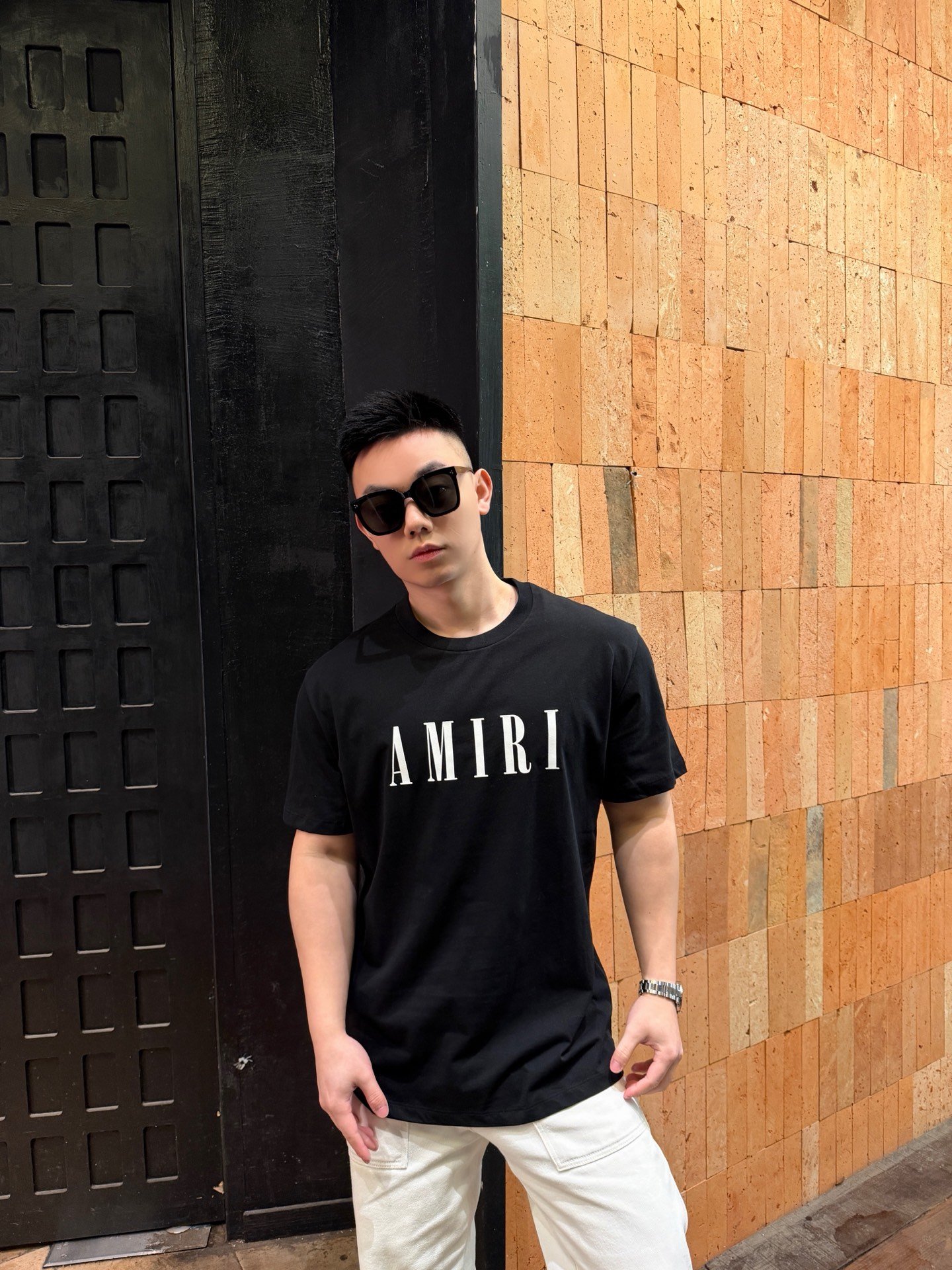 Amiri men . AMIRI logo printed short sleeves