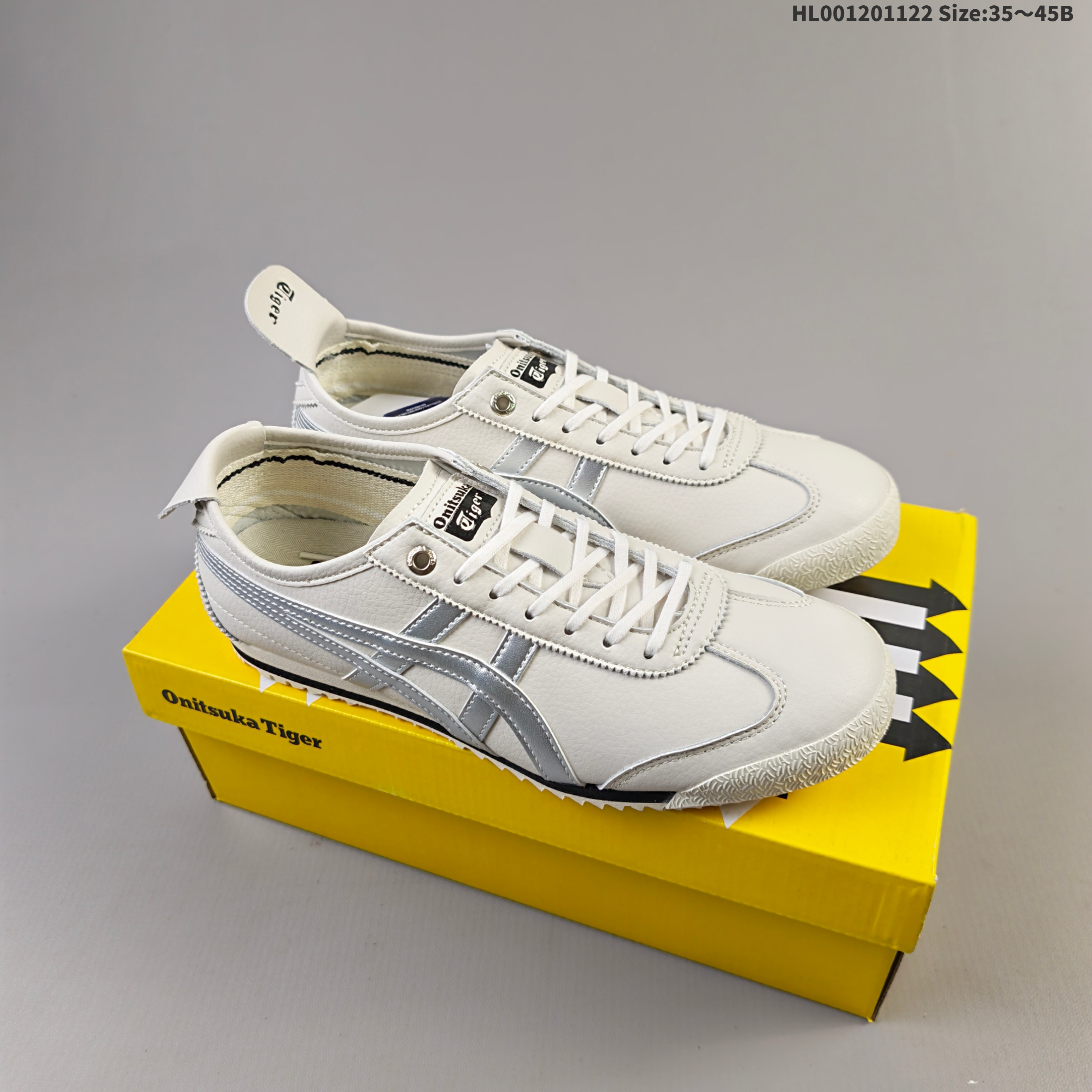 Onitsuka Tiger Mexico 66 SD Cream White Silver EU 35-45 Sneaker Casual Sneakers - Unisex BS-69248