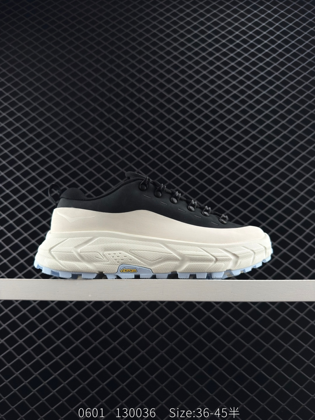HOKA ONE ONE Tor Summit Black Off White Light Blue EU 36-45 Trail Shoe Trail Running Sneakers - Unisex BS-86630
