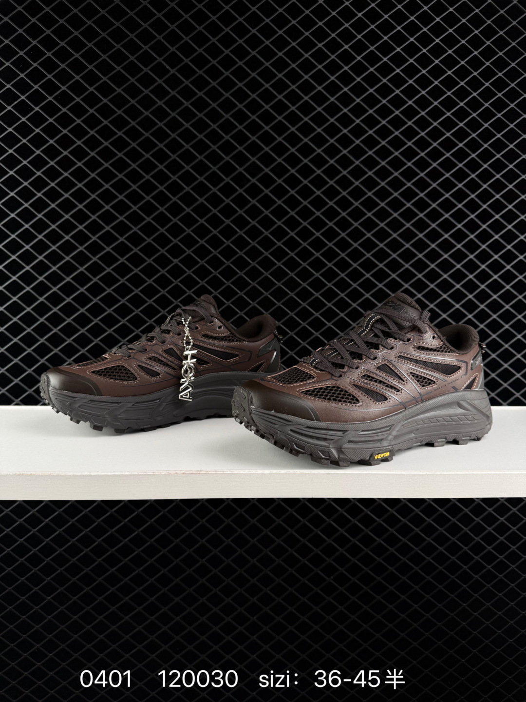 HOKA ONE ONE Mafate Speed 2 Dark Brown Charcoal Black EU 36-45 Trail Shoe Trail Running Sneakers - Unisex BS-86271