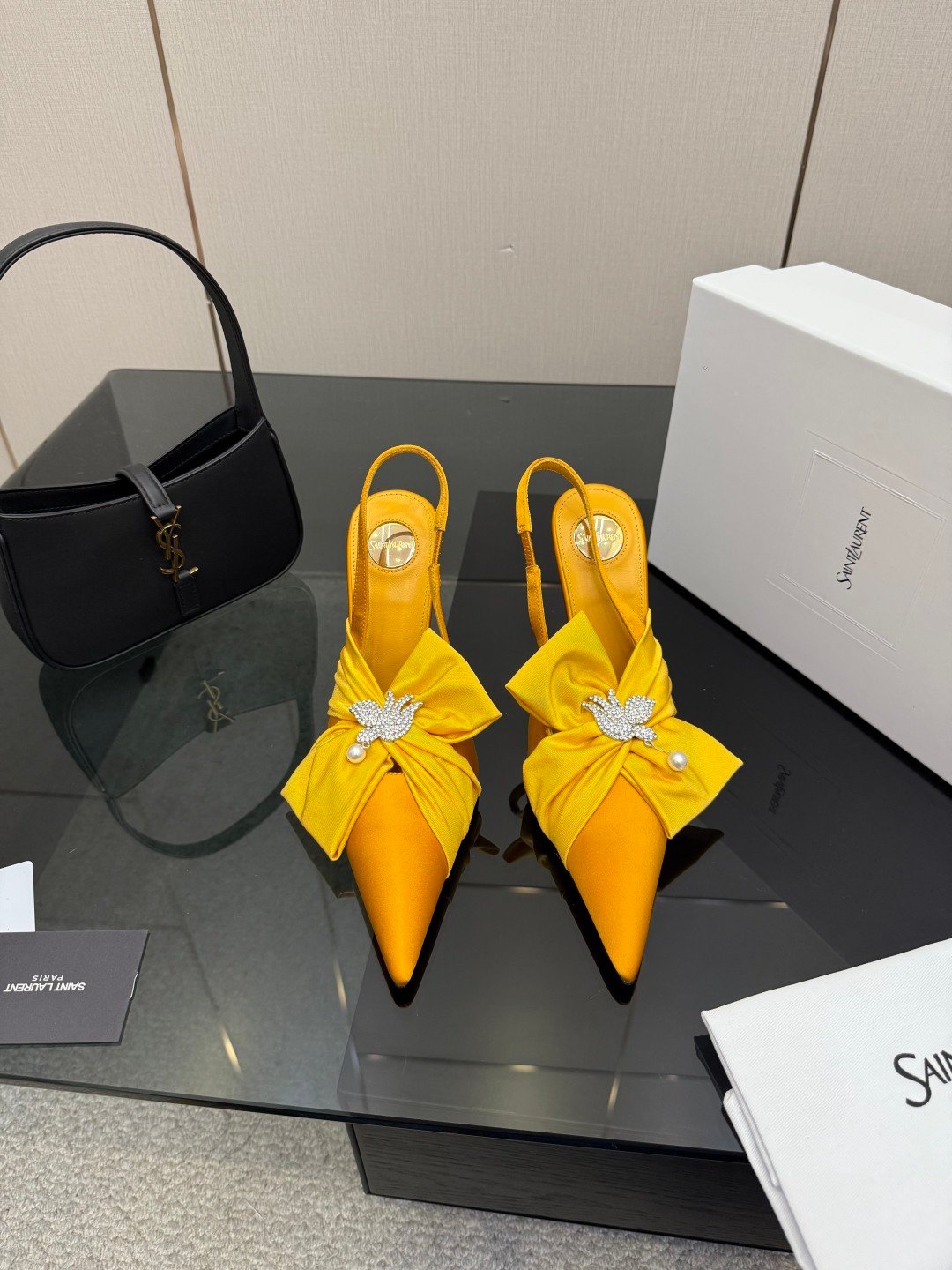 YSL women's shoes Saint Laurent / YSL Rose ， SLP ysl