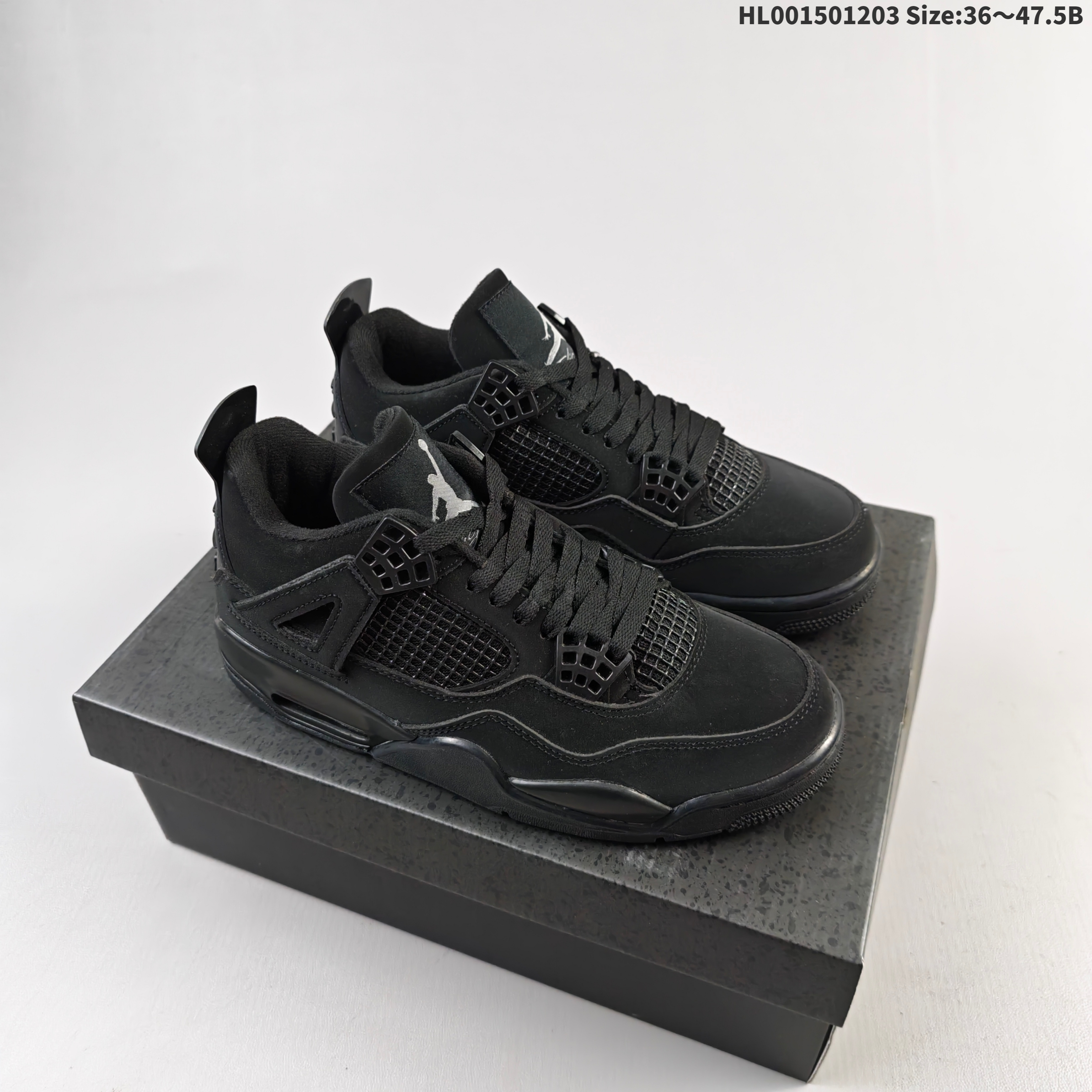 Air Jordan 4 Retro "Black Cat" replica AIR JORDAN 4 aj4 4 replica