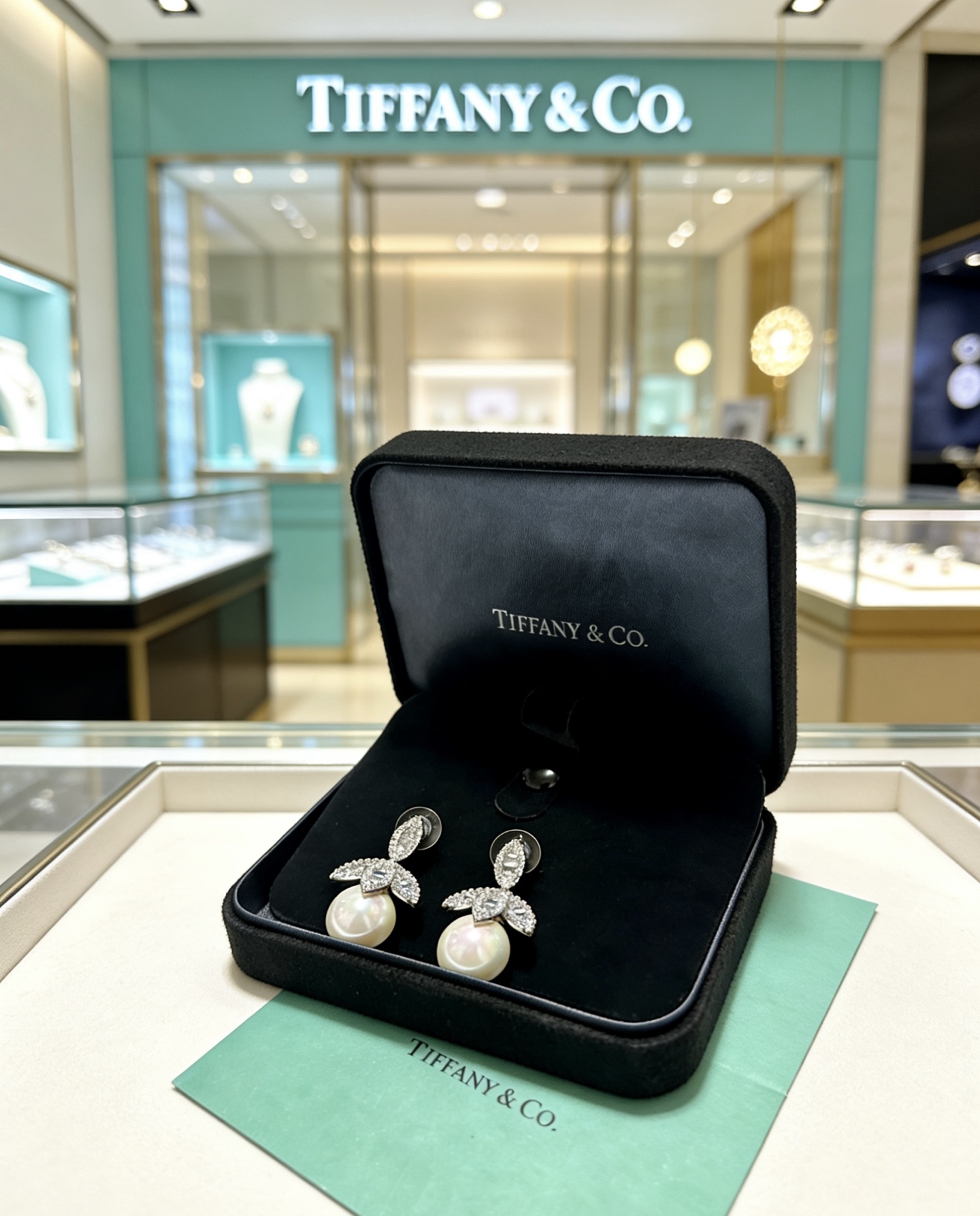 Tiffany Jewelry Exclusively customized Tiff Tiffany earrings commemorative style Highlights Marquise — AAA Quality Replica