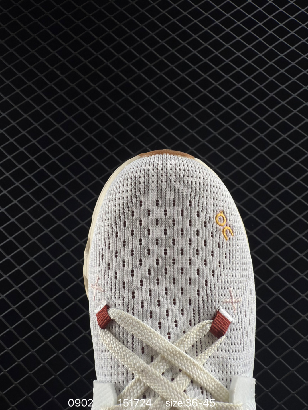 On Cloudsurfer 4 White Cream Gold Burgundy EU 36-45 Running Shoe Running Sneakers - Unisex BS-85505