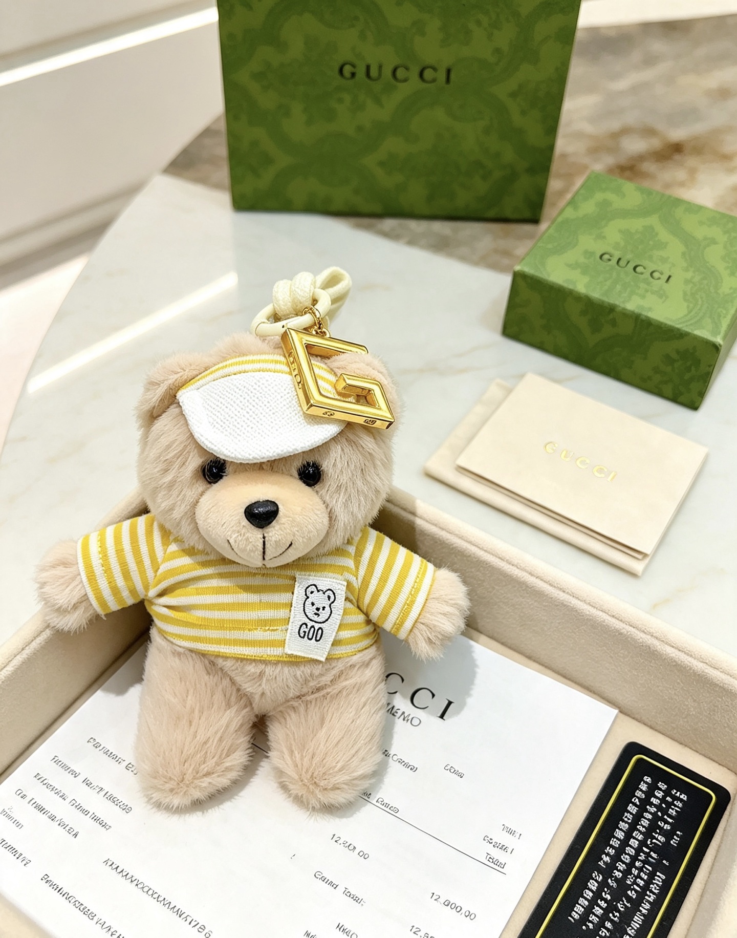 Gucci Jewelry New Release 𝐆𝐮𝐜𝐜𝐢 Keychain New Charm Anger Forest G Keychain — 1:1 Replica For Sale