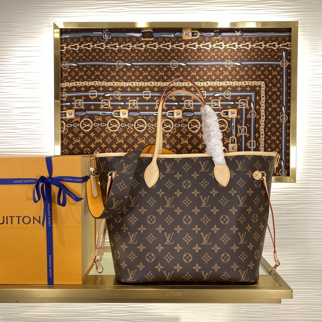 LV bag 862【NEVERFULL BANDOULIERE INSIDE OUT 】M12257 / M11947 / M12096 / Neverfull Bandoulière — 1:1 Replica For Sale
