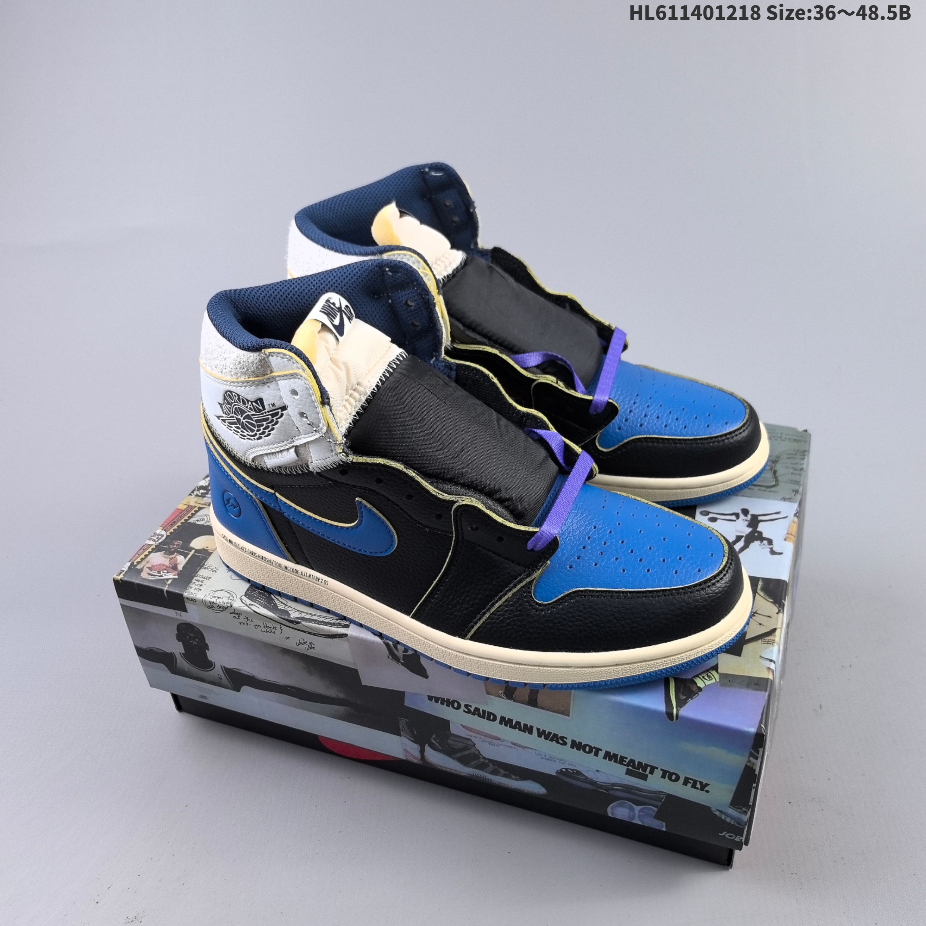 Nike Air Jordan 1 Retro High AIR JORDAN:IO7847-001:36 — 1:1 Replica For Sale