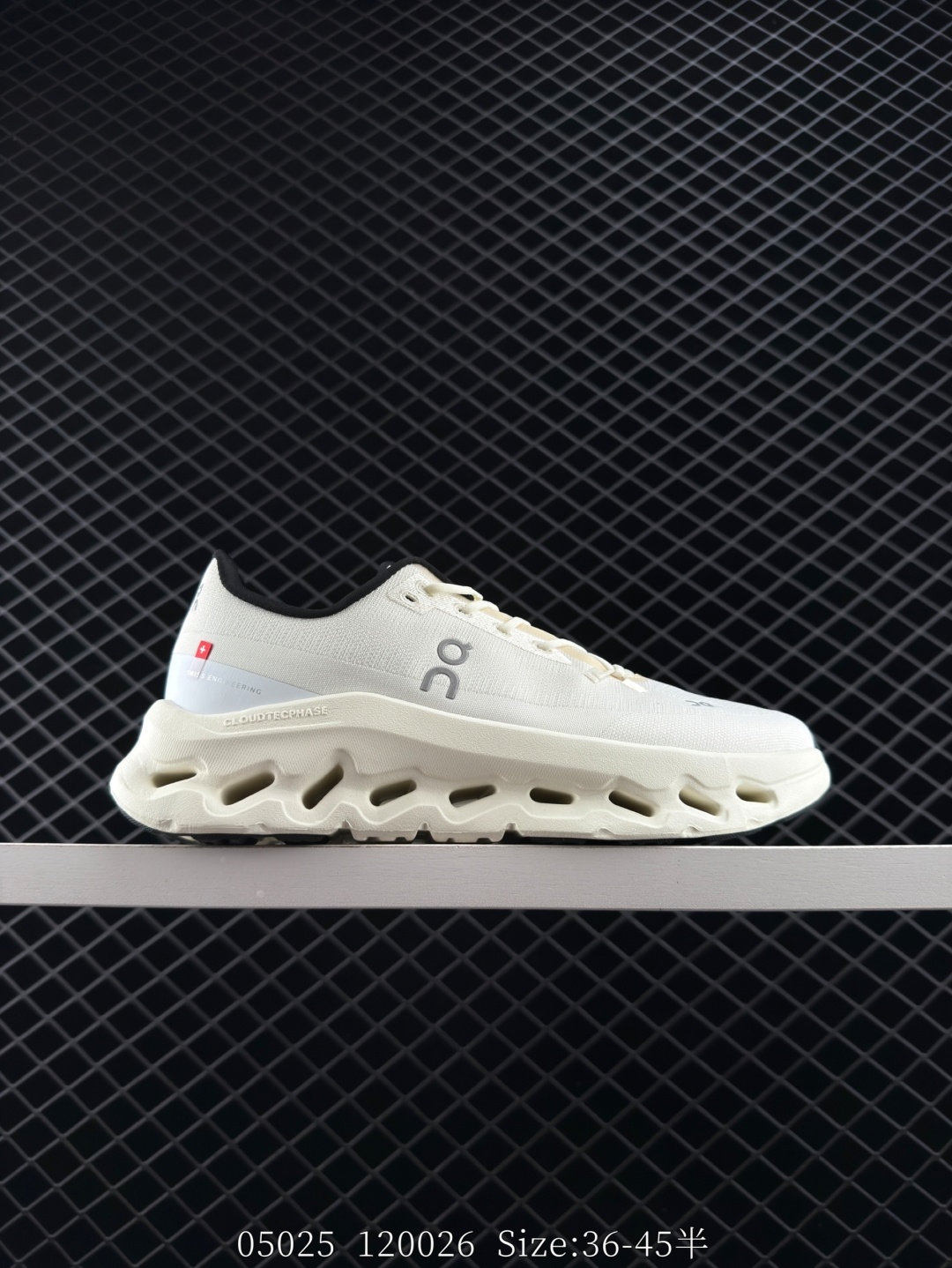 On Cloudsurfer Cloudtec Phase Ivory White Black EU 36-45 Running Shoe Running Sneakers - Unisex BS-85579