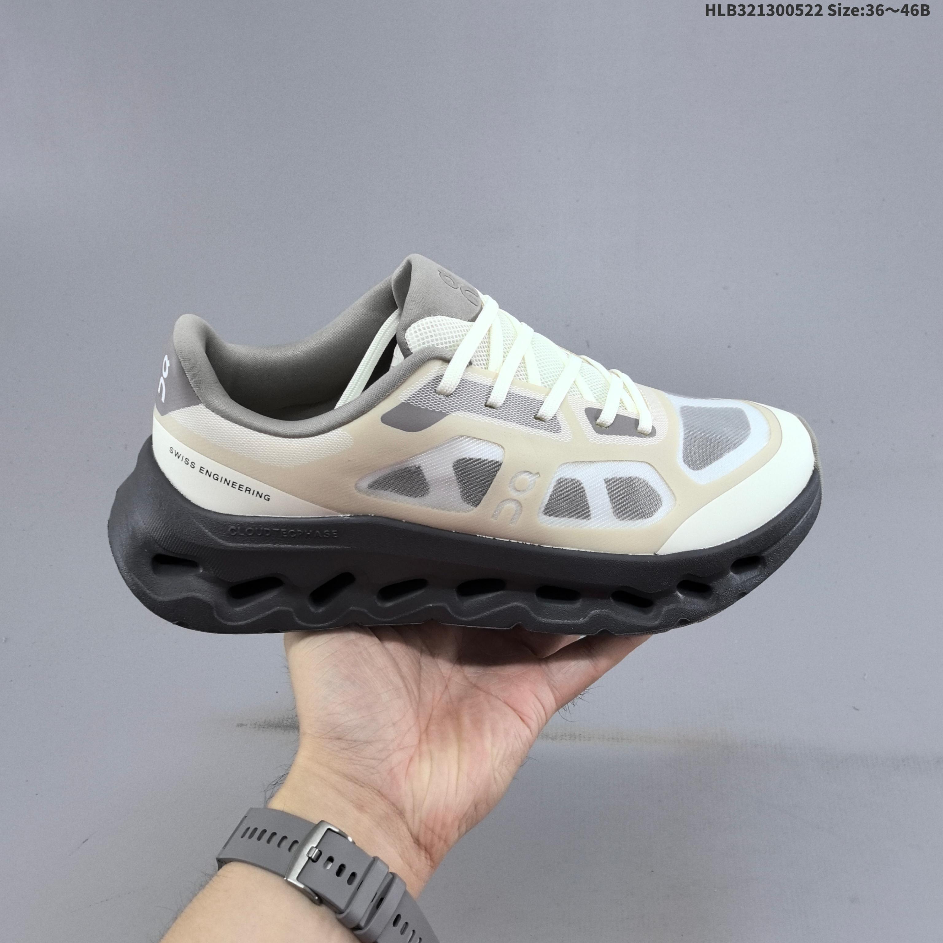 On Cloudtilt Cream White Dark Grey EU 36-46 Running Shoe Running Sneakers Unisex BS-69529