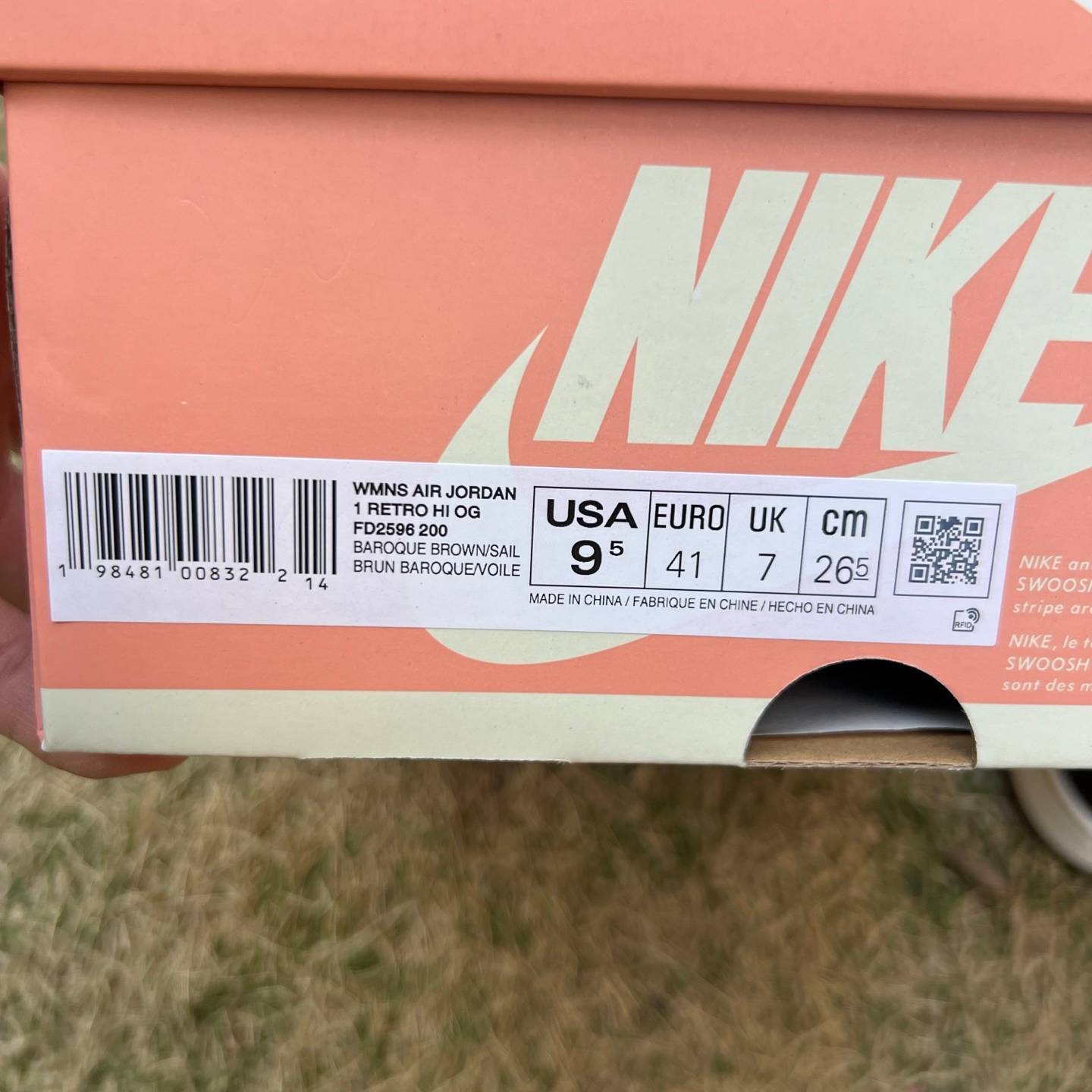 y AIR JORDAN 1 Hi OG “Baroque Brown” WMNS FD2596-200 — 1:1 Replica