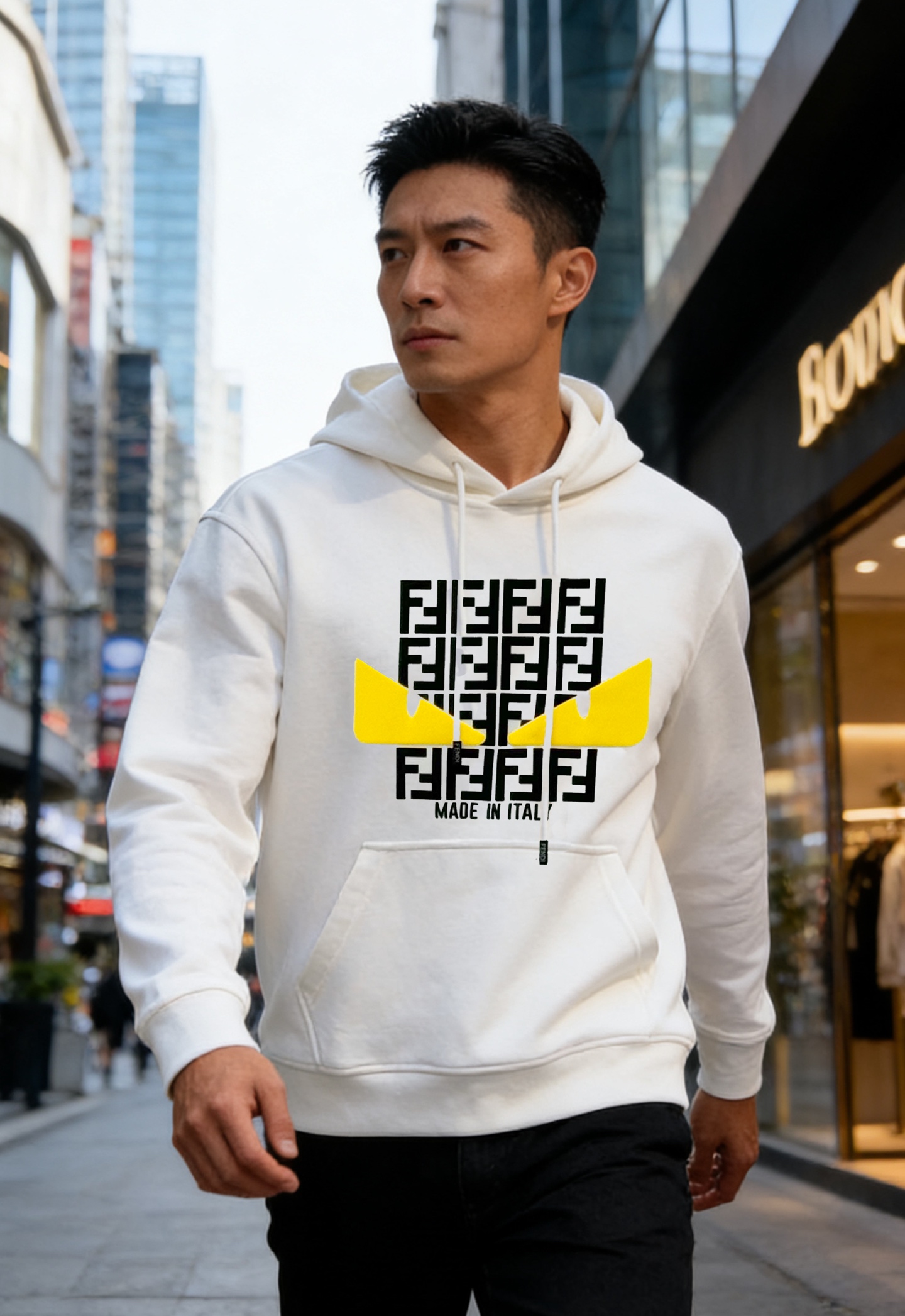 Fendi men FENDI T “FEND” FF Fendi M-3xl 175 | 145 L — Premium Replica