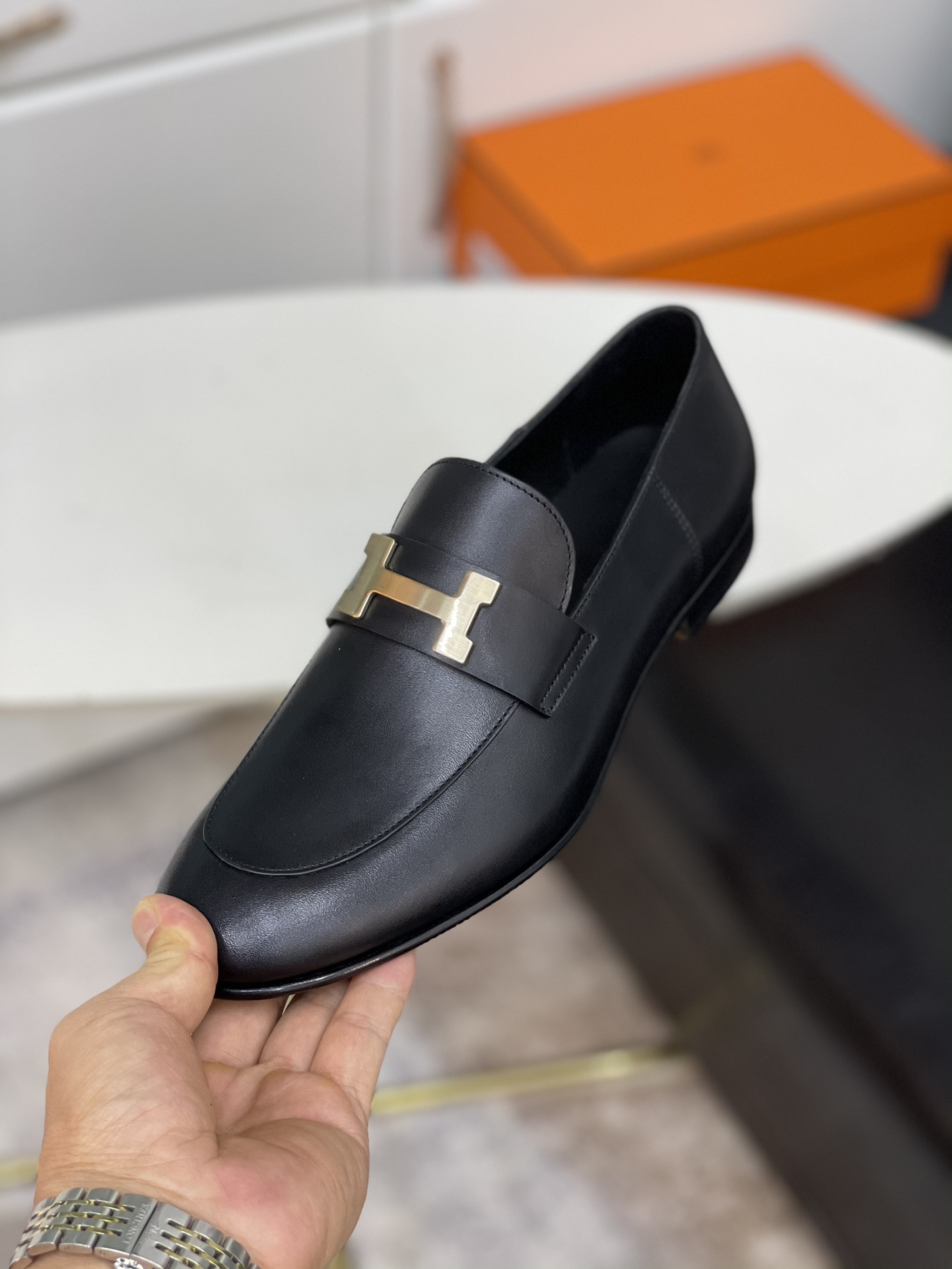 Hermes shoe Please contact the homepage for this multi-color detailed picture and real-life video — AAA Quality Replica