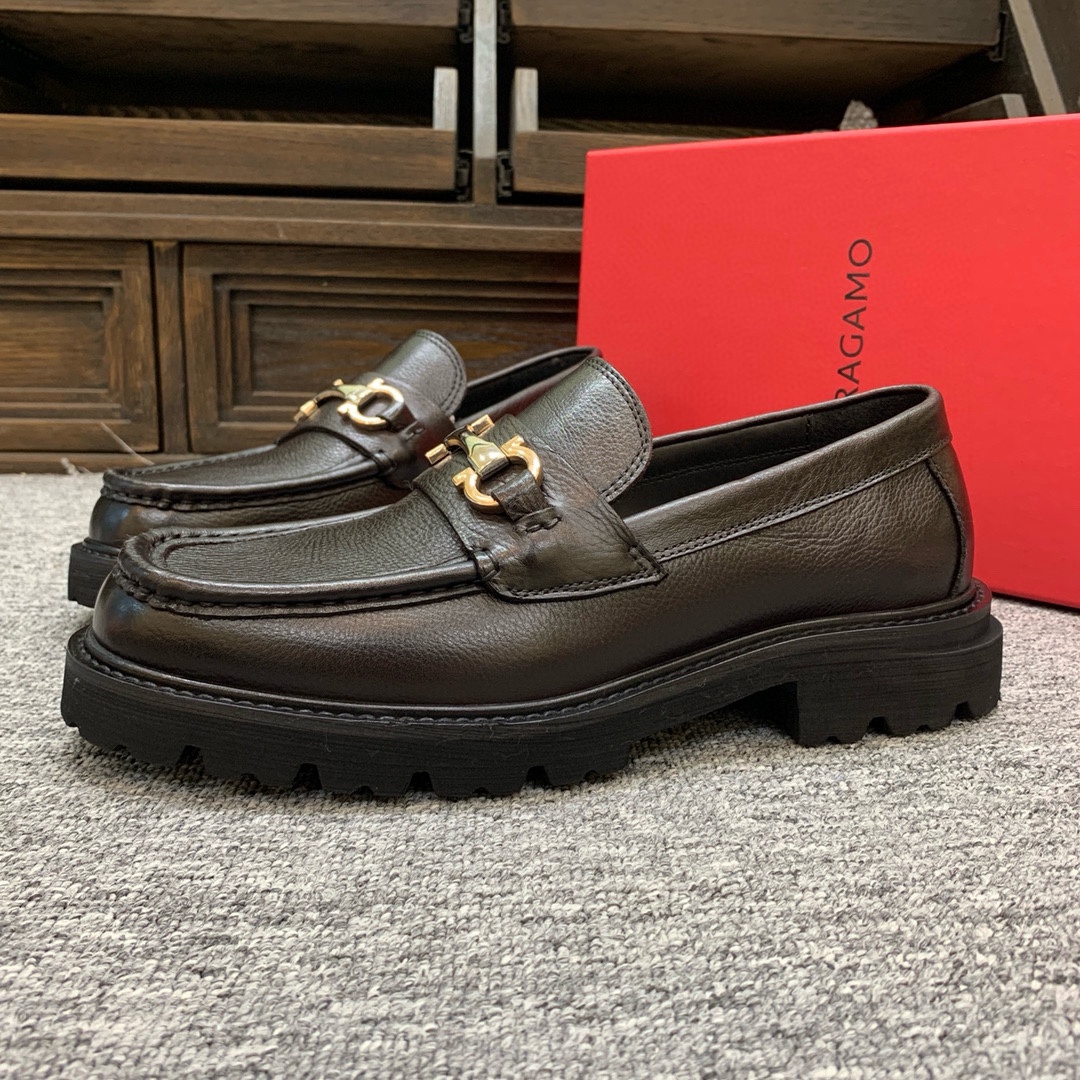 Ferragamo shoe Ferragamo Men's 1 39-44 38 45 — AAA Quality Replica