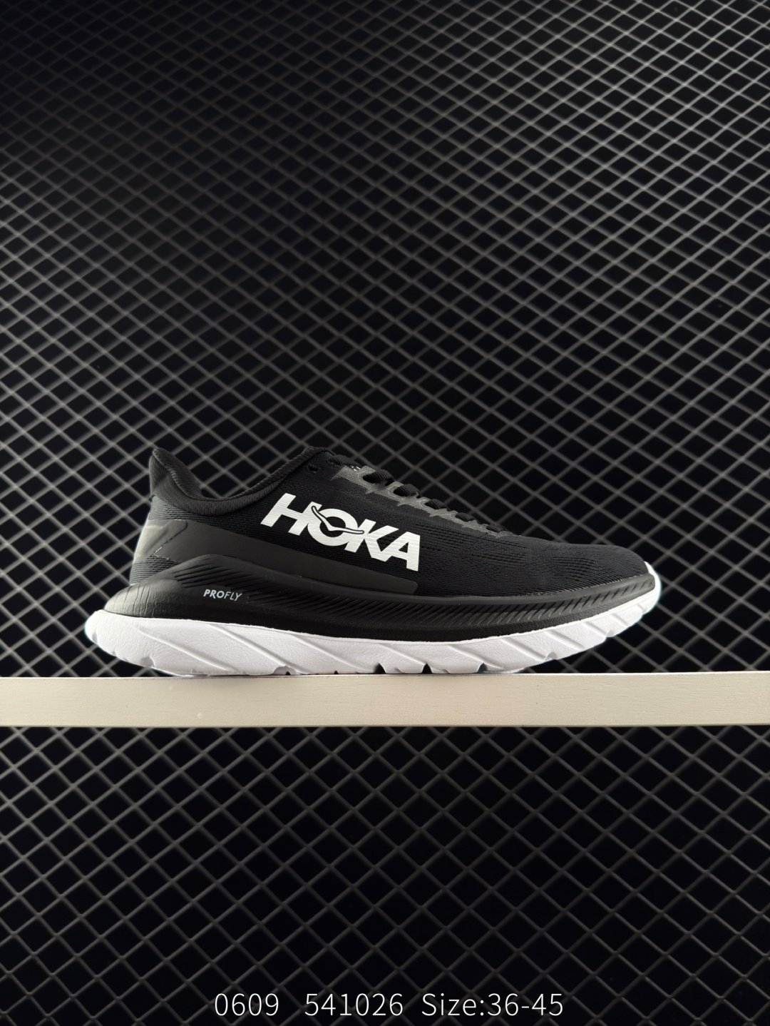 HOKA ONE ONE Mach 4 Black White EU 36-45 Running Shoe Running Sneakers - Unisex BS-86615