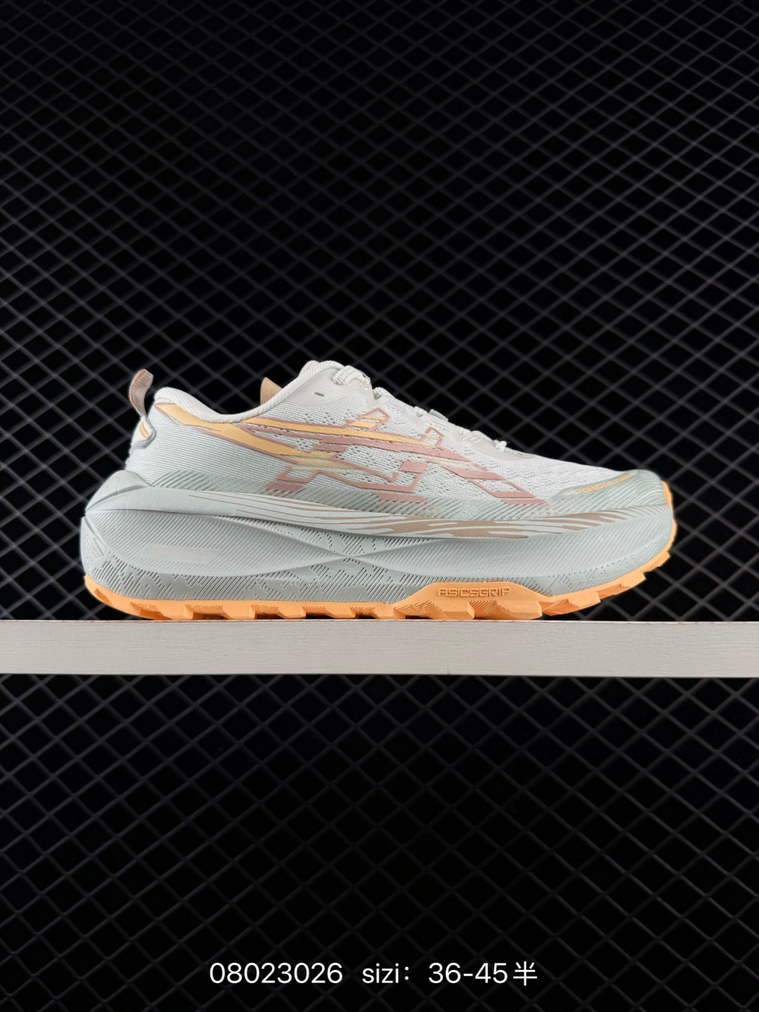 ASICS GEL TRABUCO MAX 4 Off White Light Green Peach Pink Beige EU 36-45 Trail Shoe Trail Running Sneakers - Unisex BS-81658