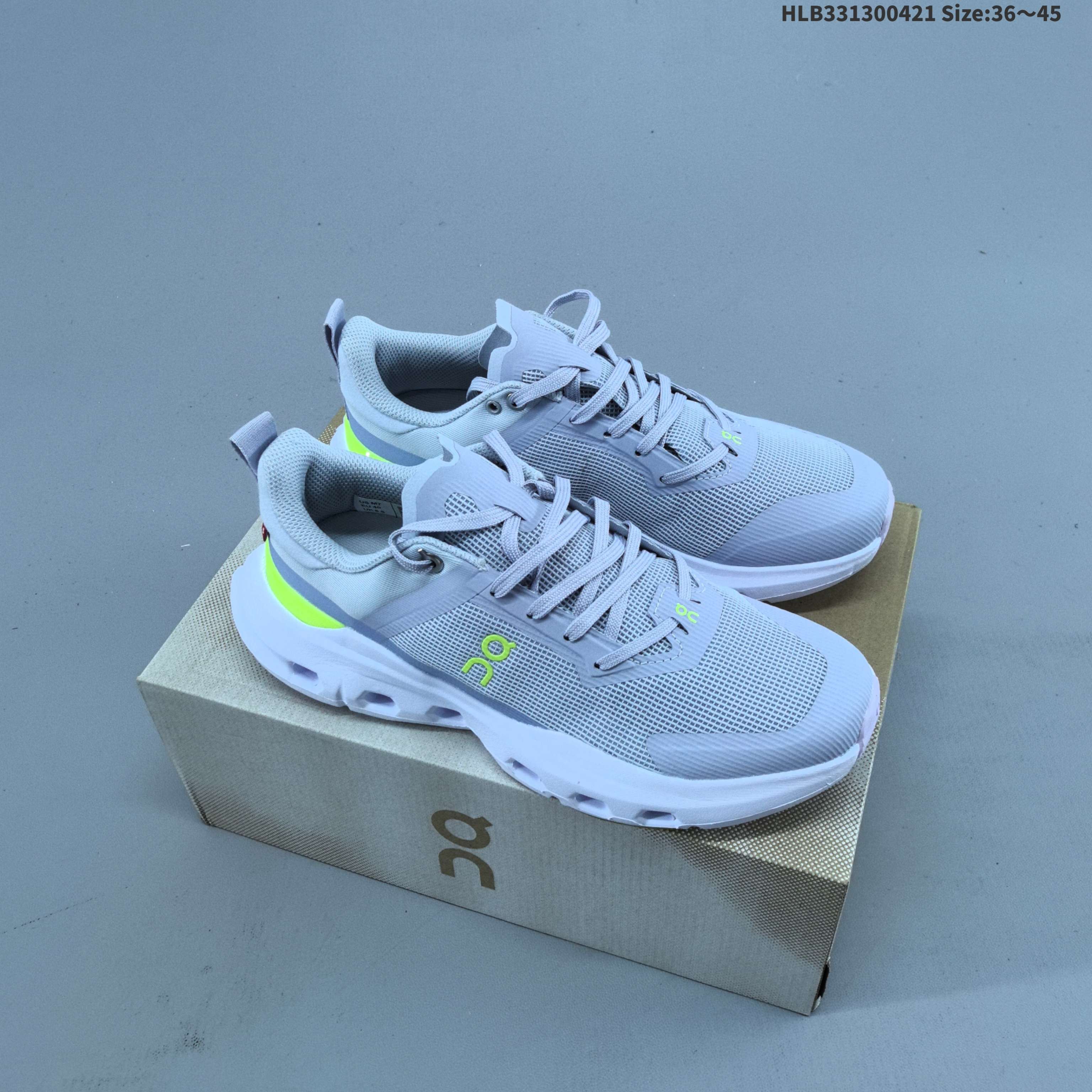 On Cloudpulse Light Purple Neon Green EU 36-45 Running Shoe Running Sneakers - Unisex BS-69592