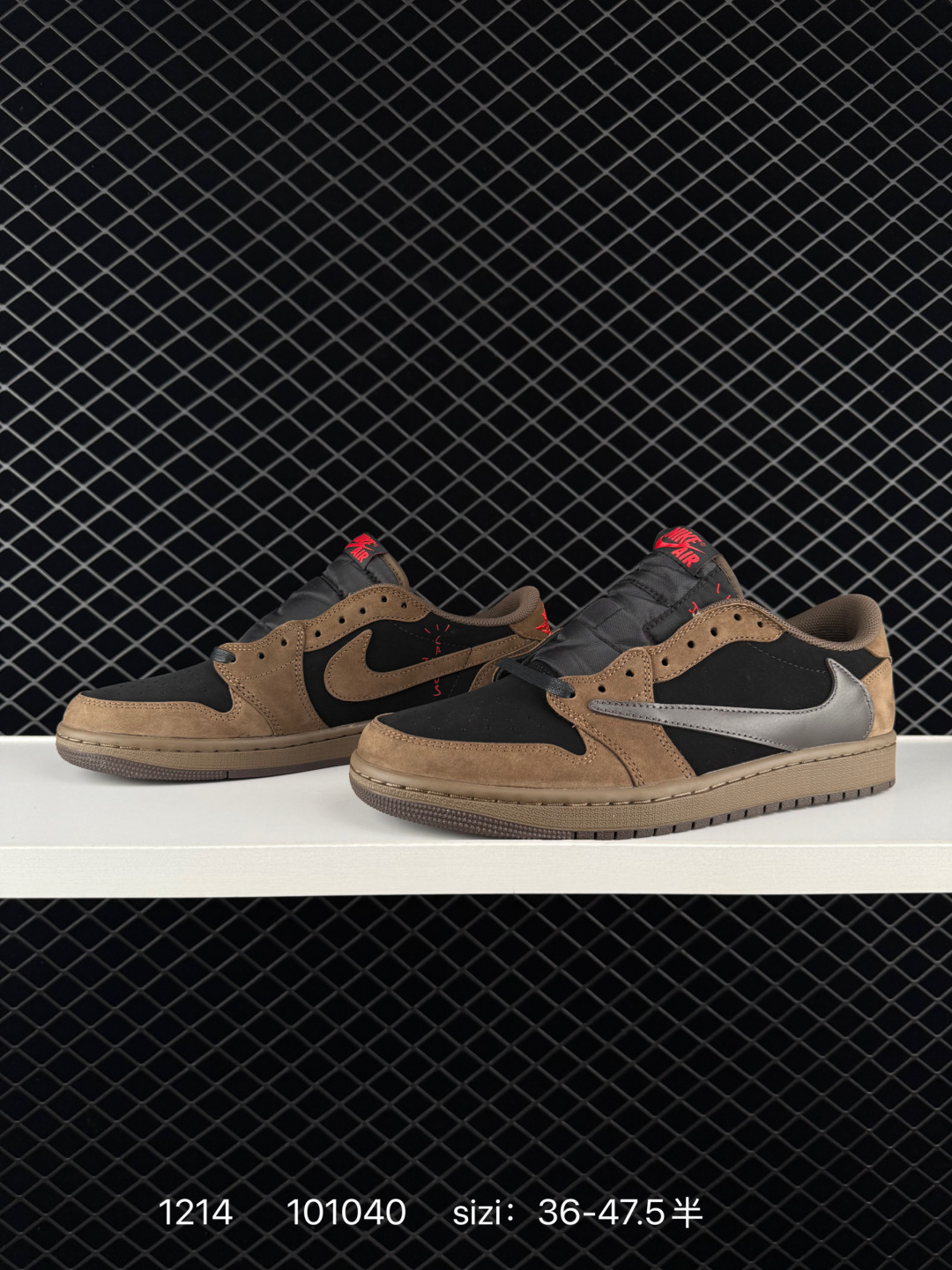 AIR JORDAN Travis Scott x Air Jordan 1 ” Reverse Mocha “ AJ1 1 TS:CQ4277-001 36 — 1:1 Replica For Sale
