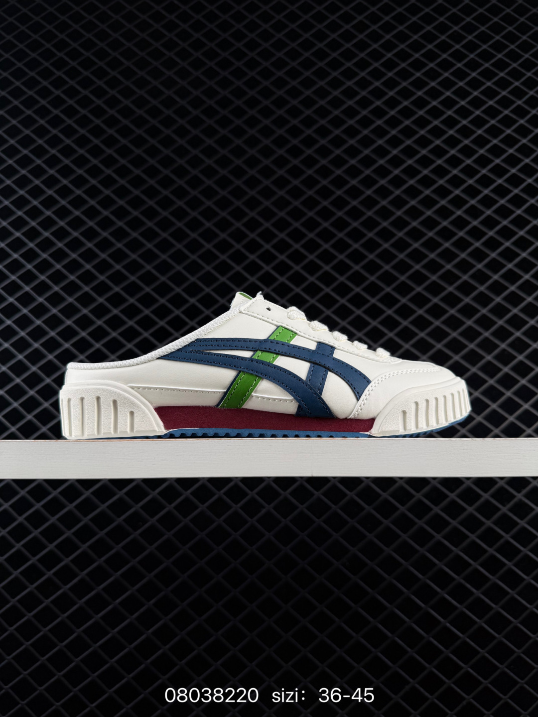 Onitsuka Tiger Mexico 66 Mule Cream Navy Green Burgundy EU 36-45 Sneaker Casual Sneakers - Unisex BS-81648