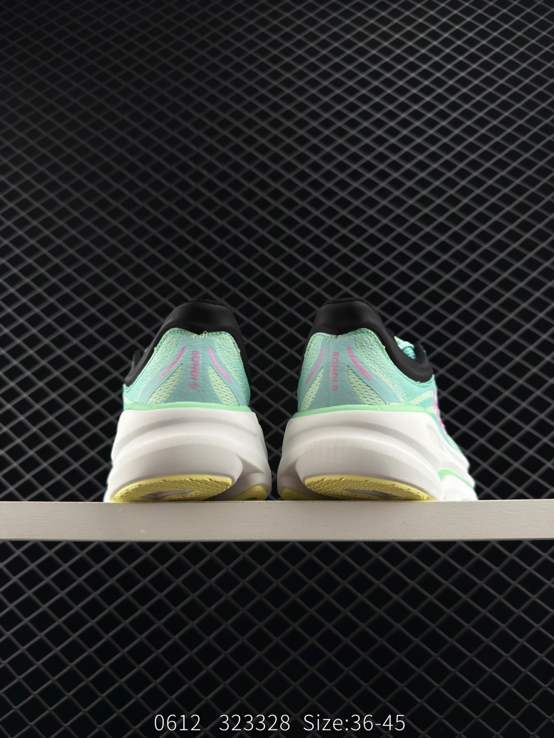 HOKA ONE ONE Bondi 9 Mint Green White Black Yellow Pink EU 36-45 Running Shoe Running Sneakers - Unisex BS-86603
