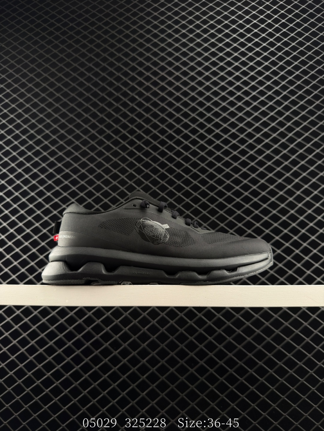 On Running Cloudzone All Black Dark Grey EU 36-45 Running Shoe Running Sneakers - Unisex BS-85575