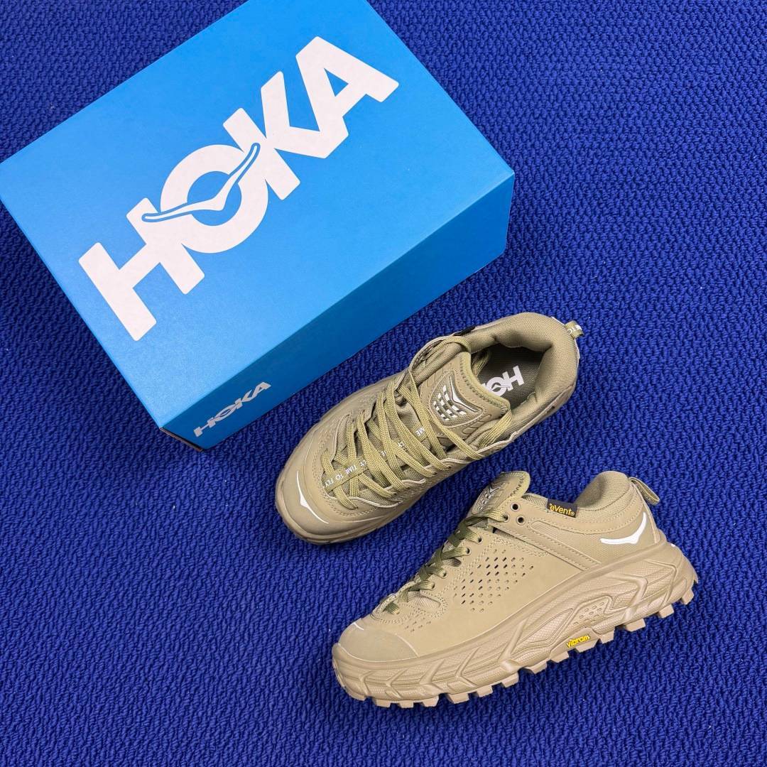 HOKA Tor Ultra 7 2 Khaki Olive White Trail Shoe Trail Running Sneakers BS-86823