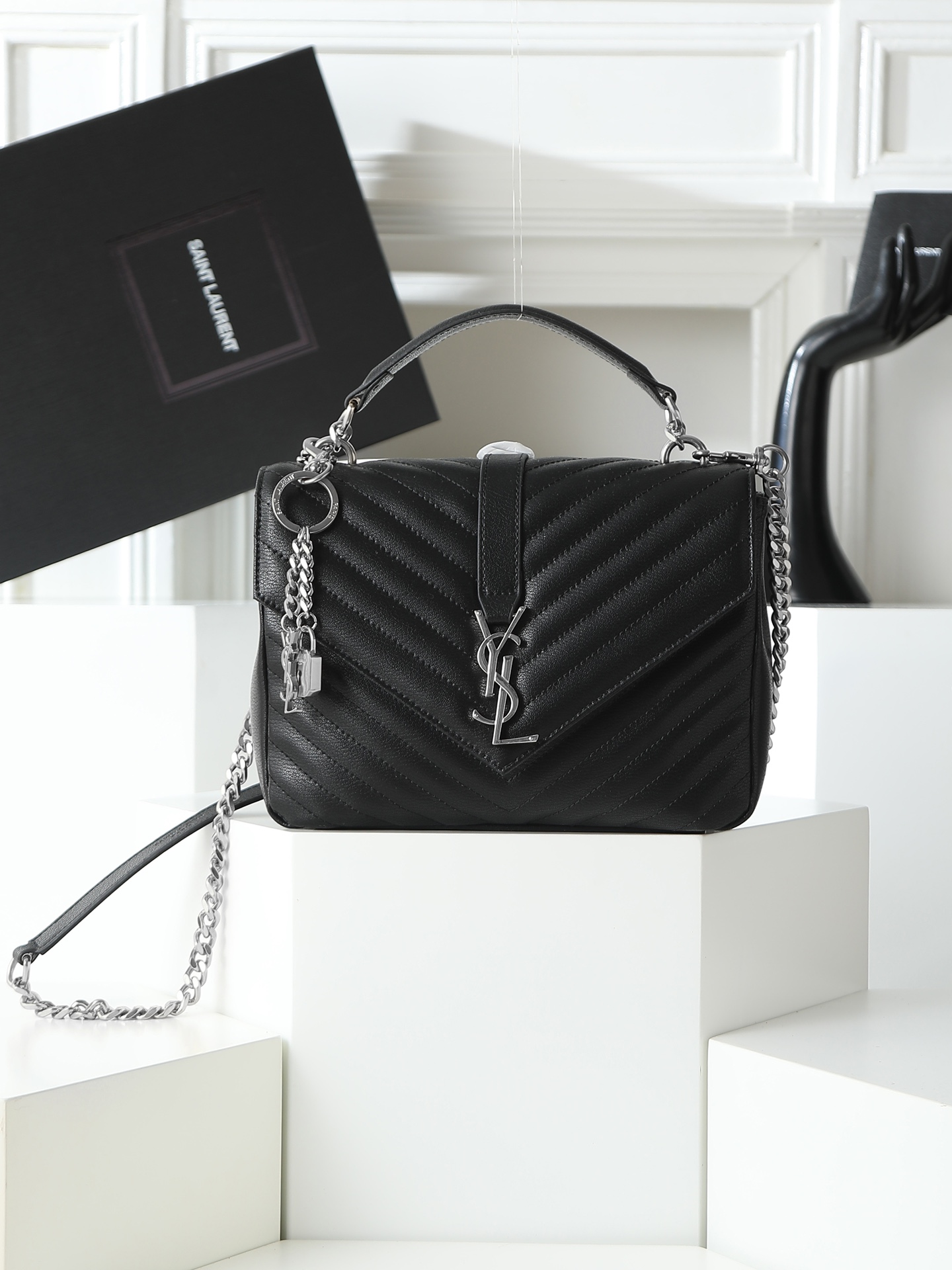 YSL bag Saint Laurent&SLP. V YSL Charmsize24*20*8.5cm 1607-1 — AAA Quality Replica
